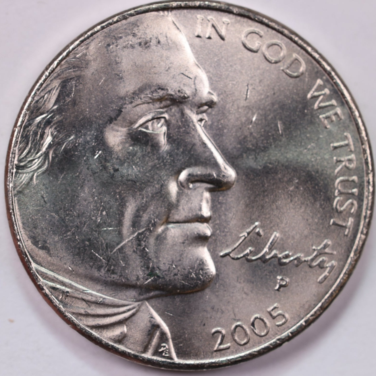 2005-P Jefferson Nickel (Bison), Uncirculated coin, Store #UN005PB