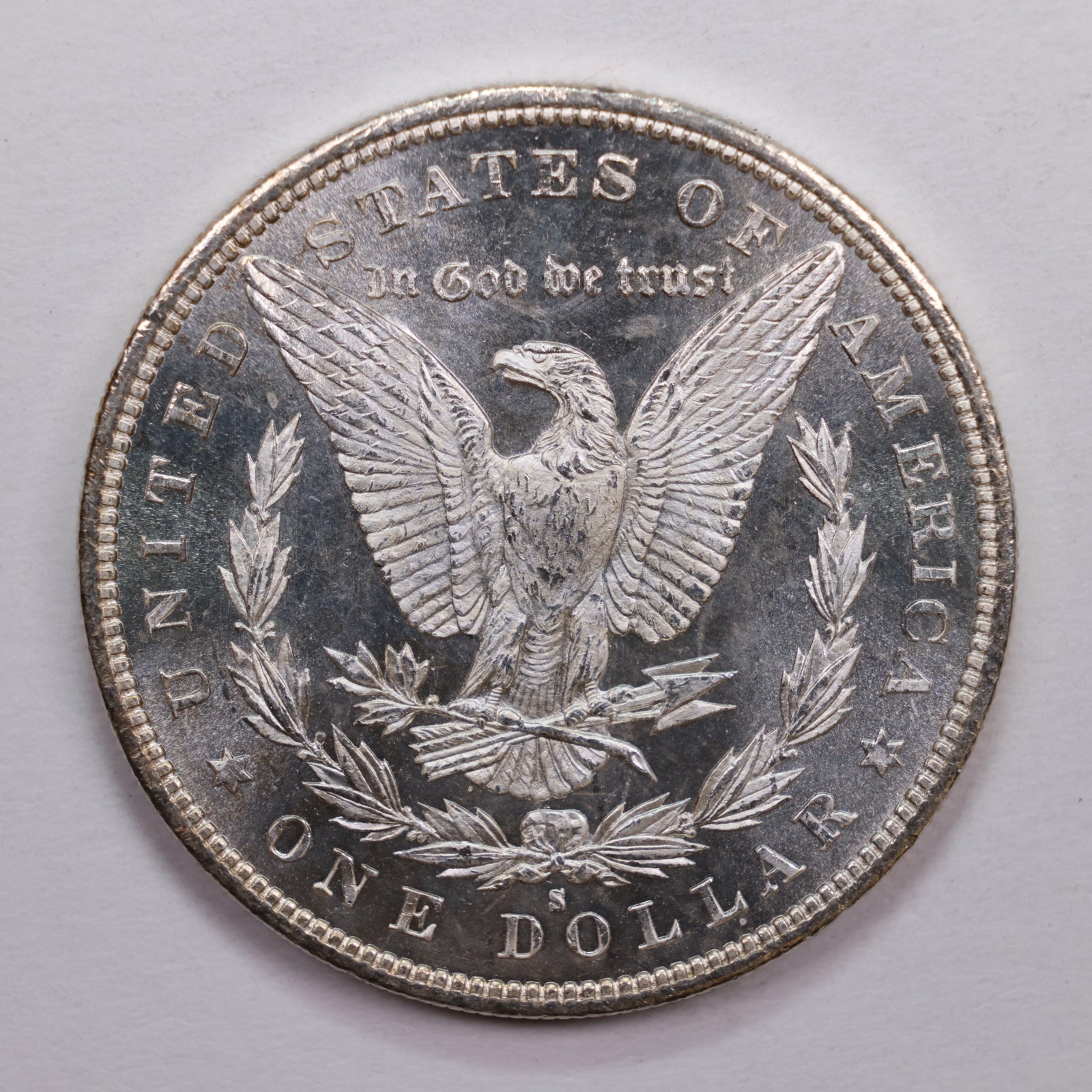 1879-S Morgan Dollar, Mint State Proof Like Uncirculated Coin, Store #DR0663