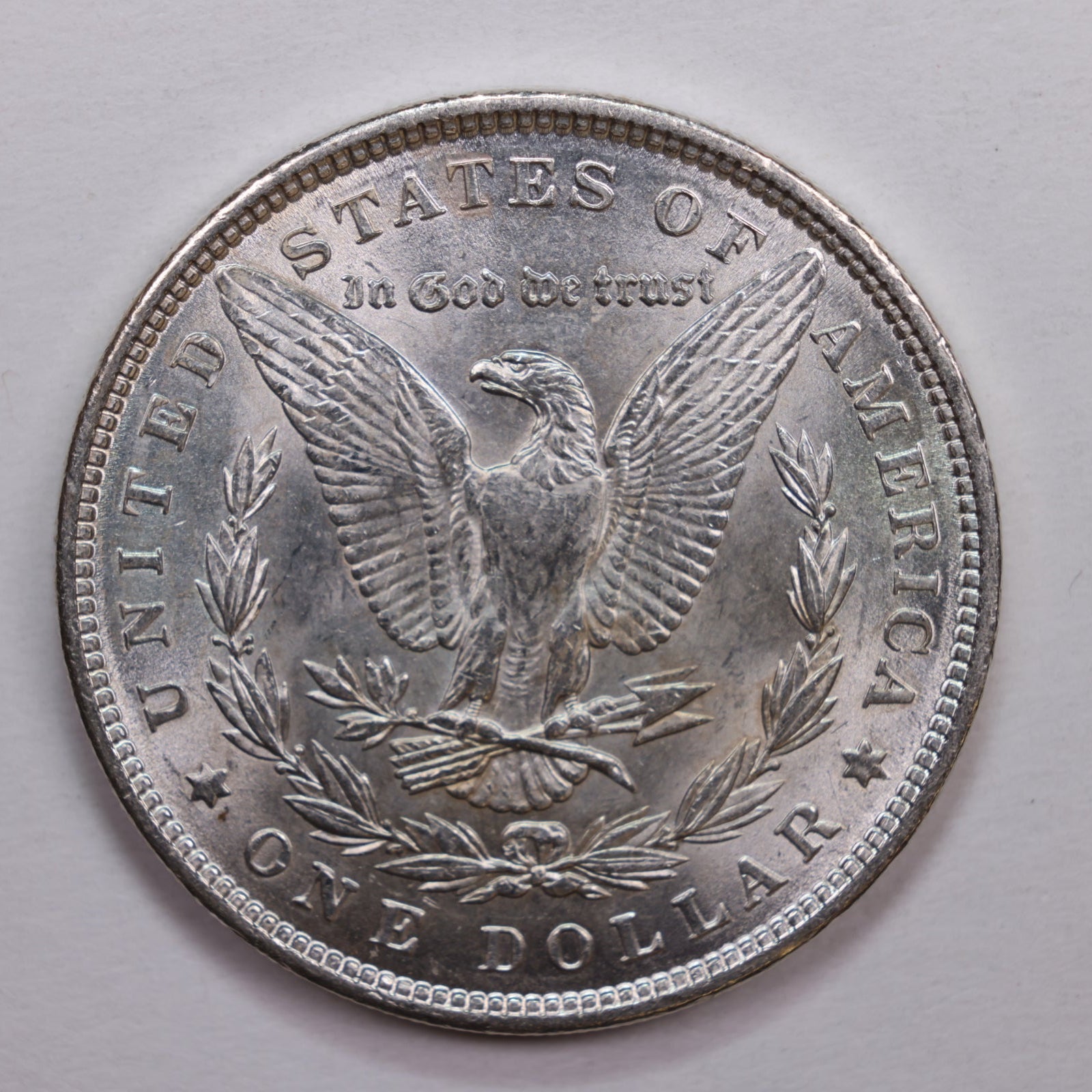 1890 Morgan Dollar, Mint State Uncirculated Coin, Store #DR0968