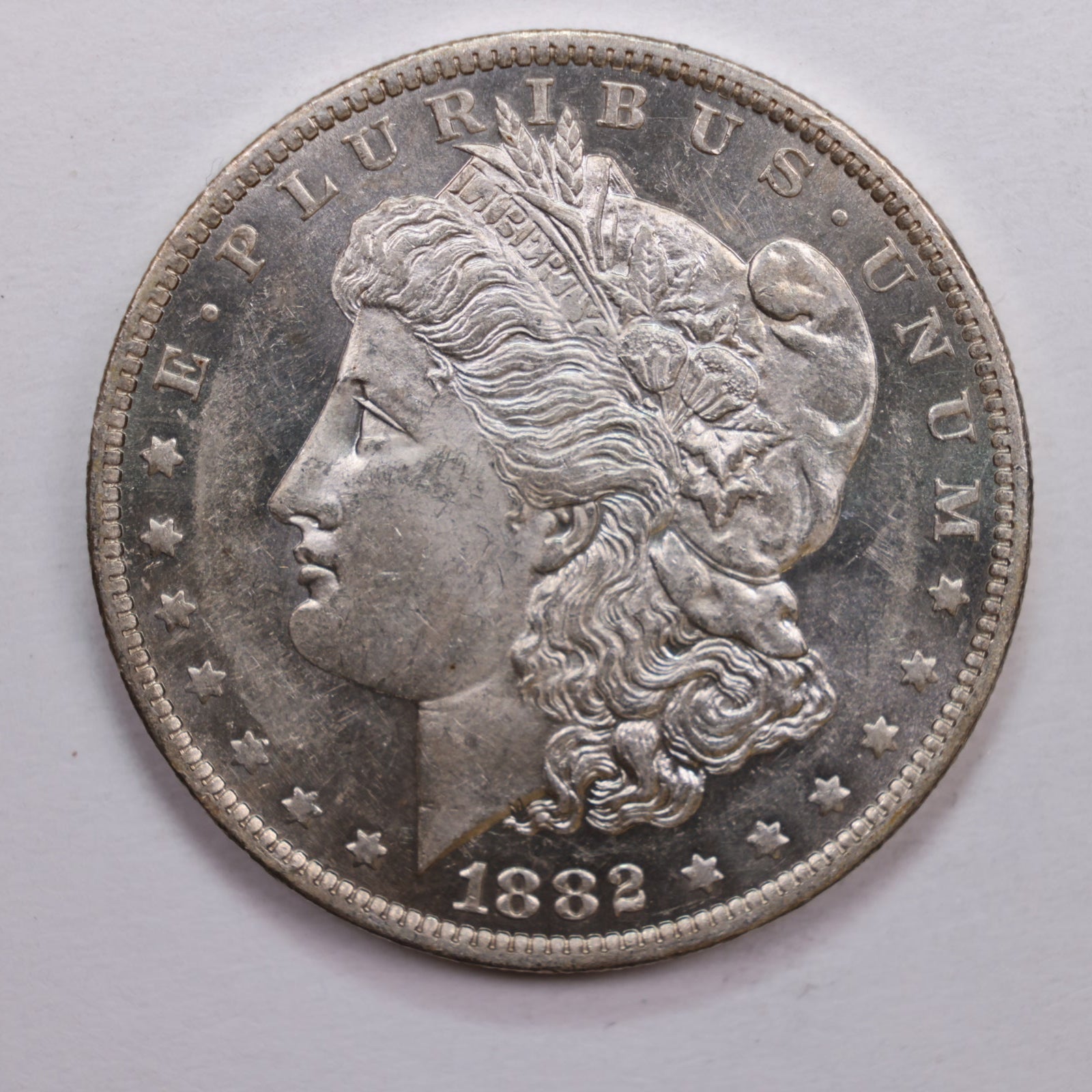 1882-O Morgan Dollar, Mint State Uncirculated Coin, Proof-like, Store #DR0676