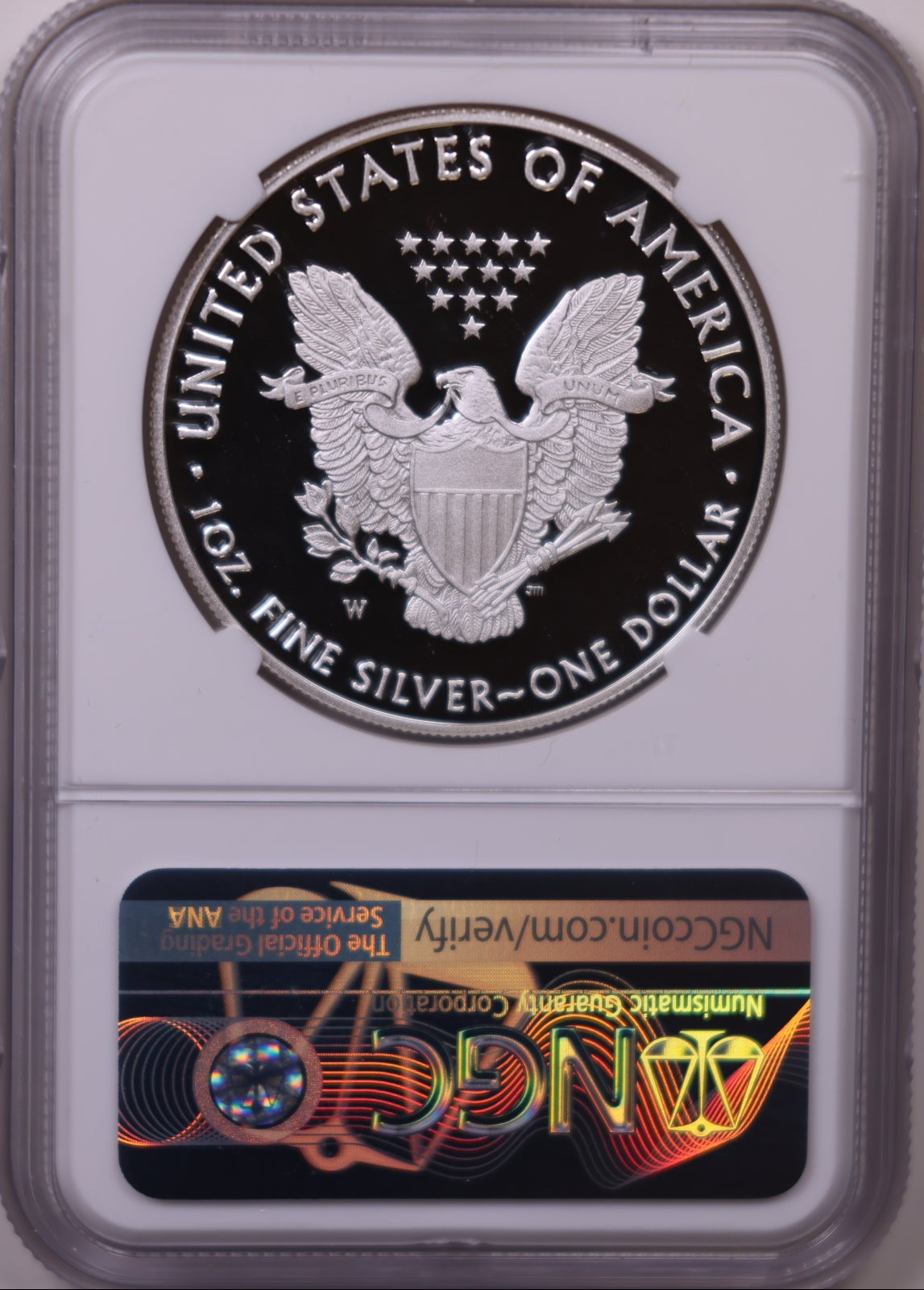 2020-W American Silver Eagle, First Release, Ultra Cameo NGC PF-70, Store#AE0347