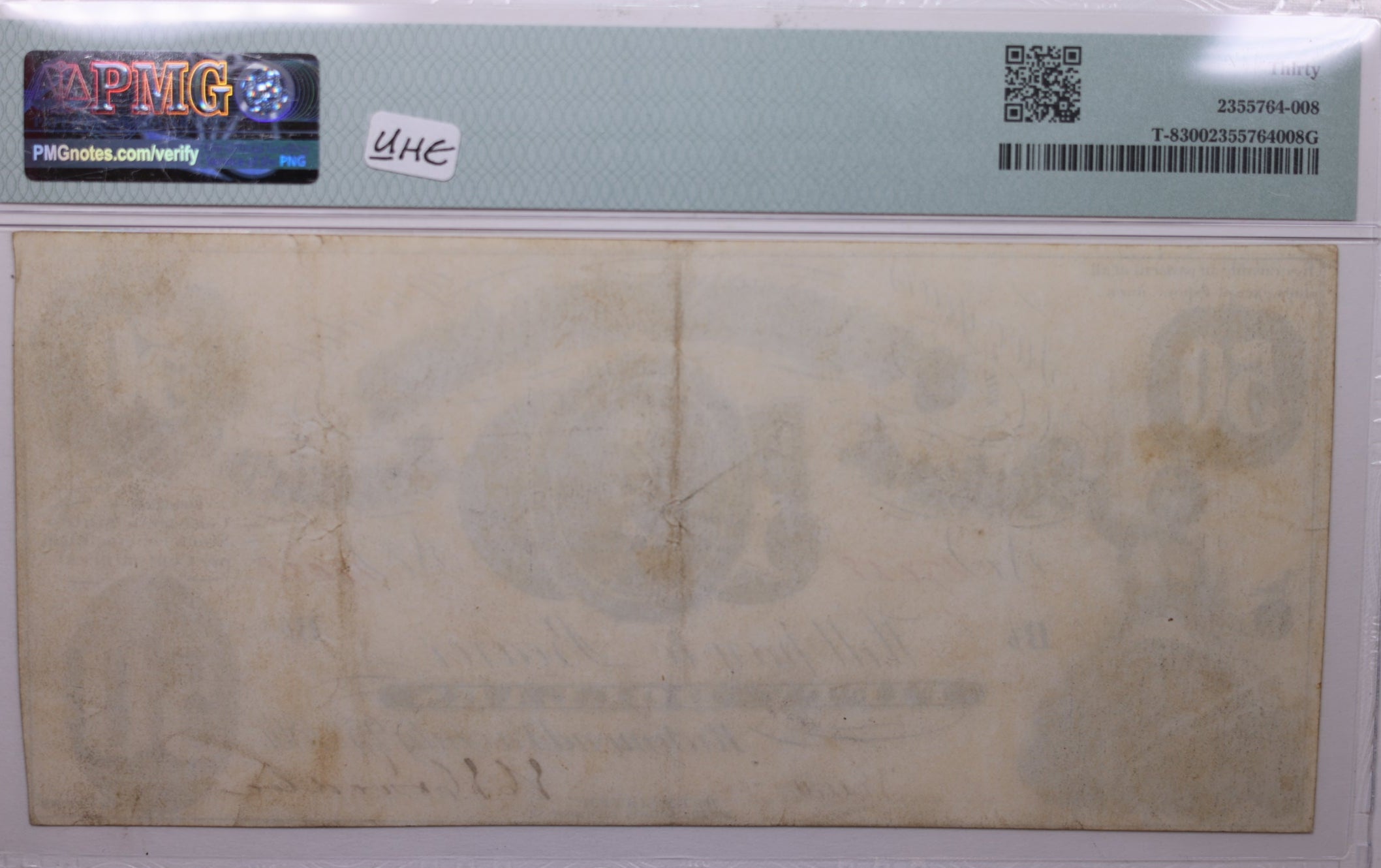 1861 $50, Confederate, States., Obsolete Currency., PMG VF30., Store #GCSA005