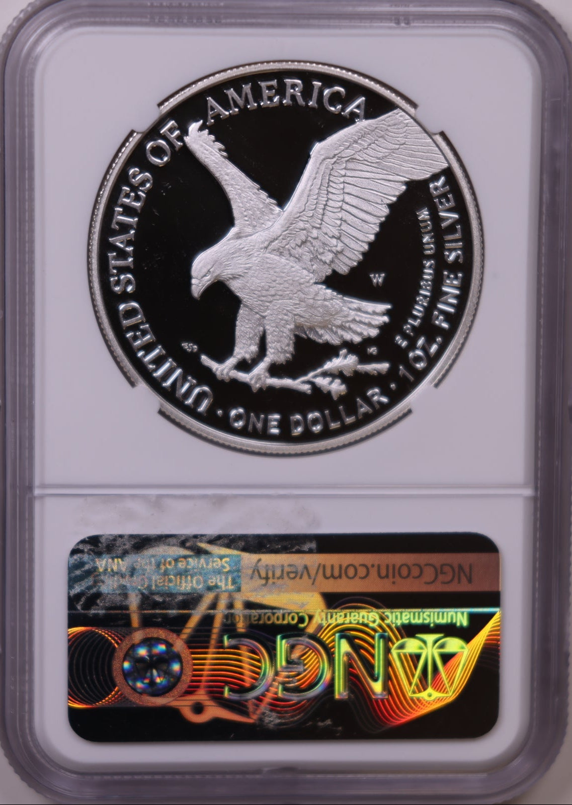 2021-W American Silver Eagle Type 2, First Day of Issue, NGC PF-70, Store#AE0359