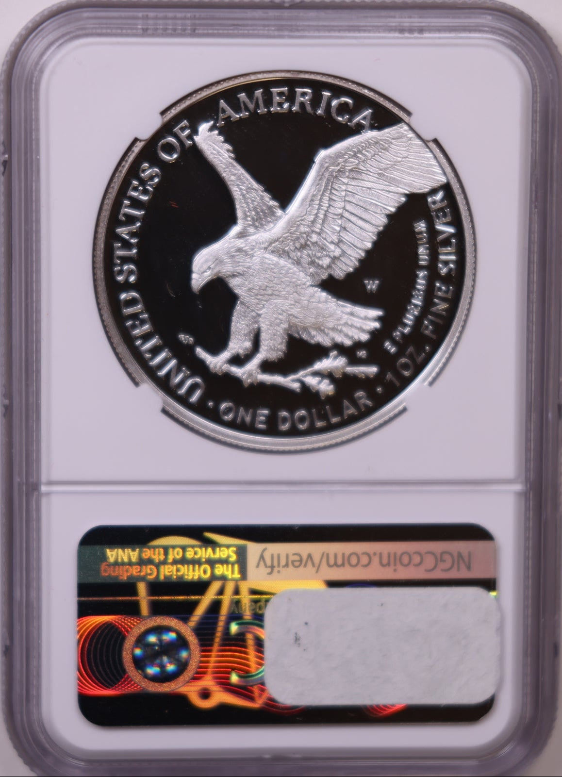2021-W American Silver Eagle Type 2, NGC PF-70, Store#AE0360