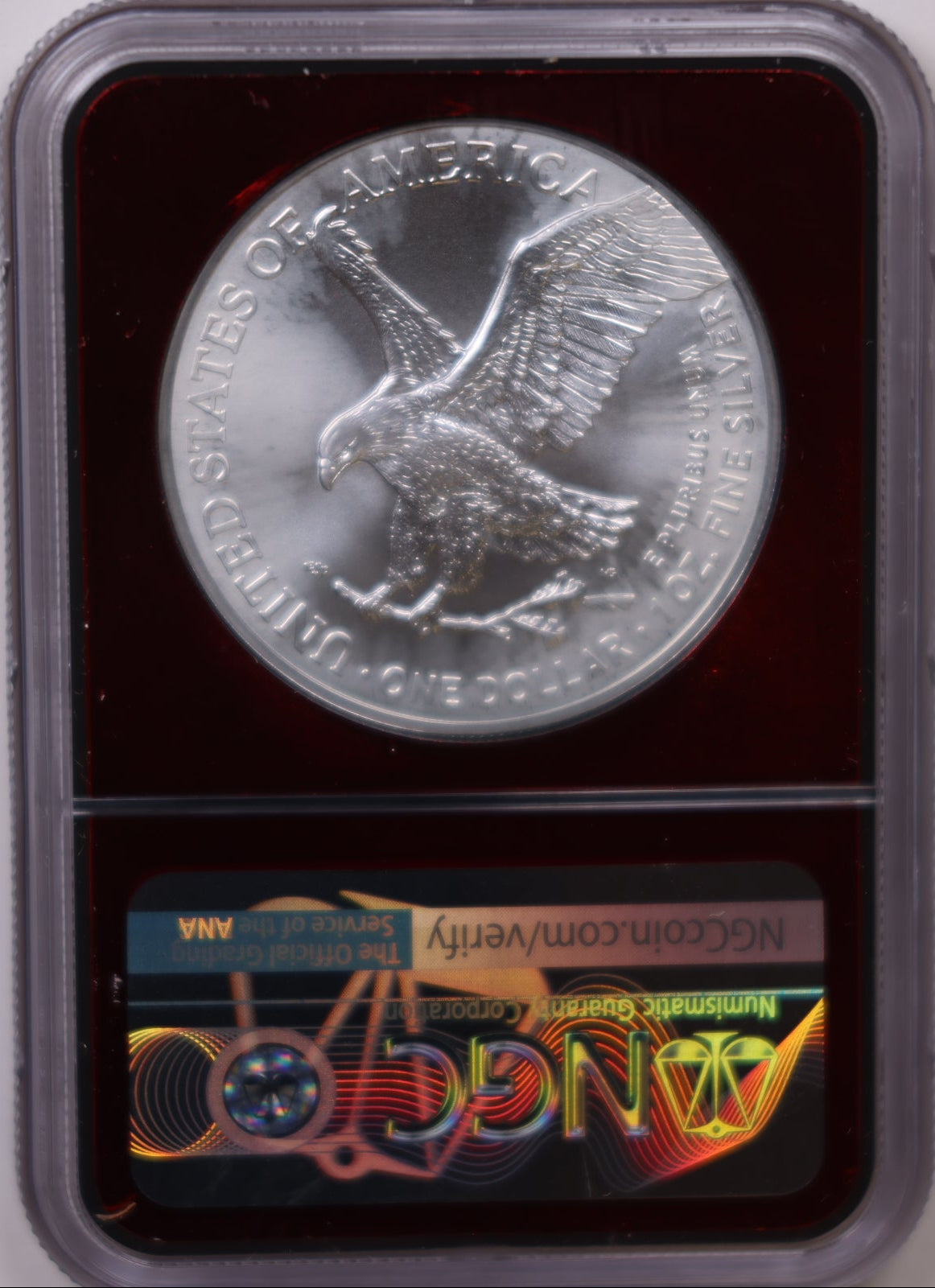 2021 American Silver Eagle Type 2, First Releases, NGC MS-70, Store#AE0362