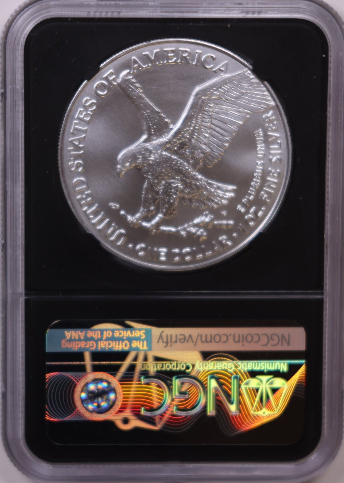 2021 American Silver Eagle Type 2, First Releases, NGC MS-70, Store#AE0367