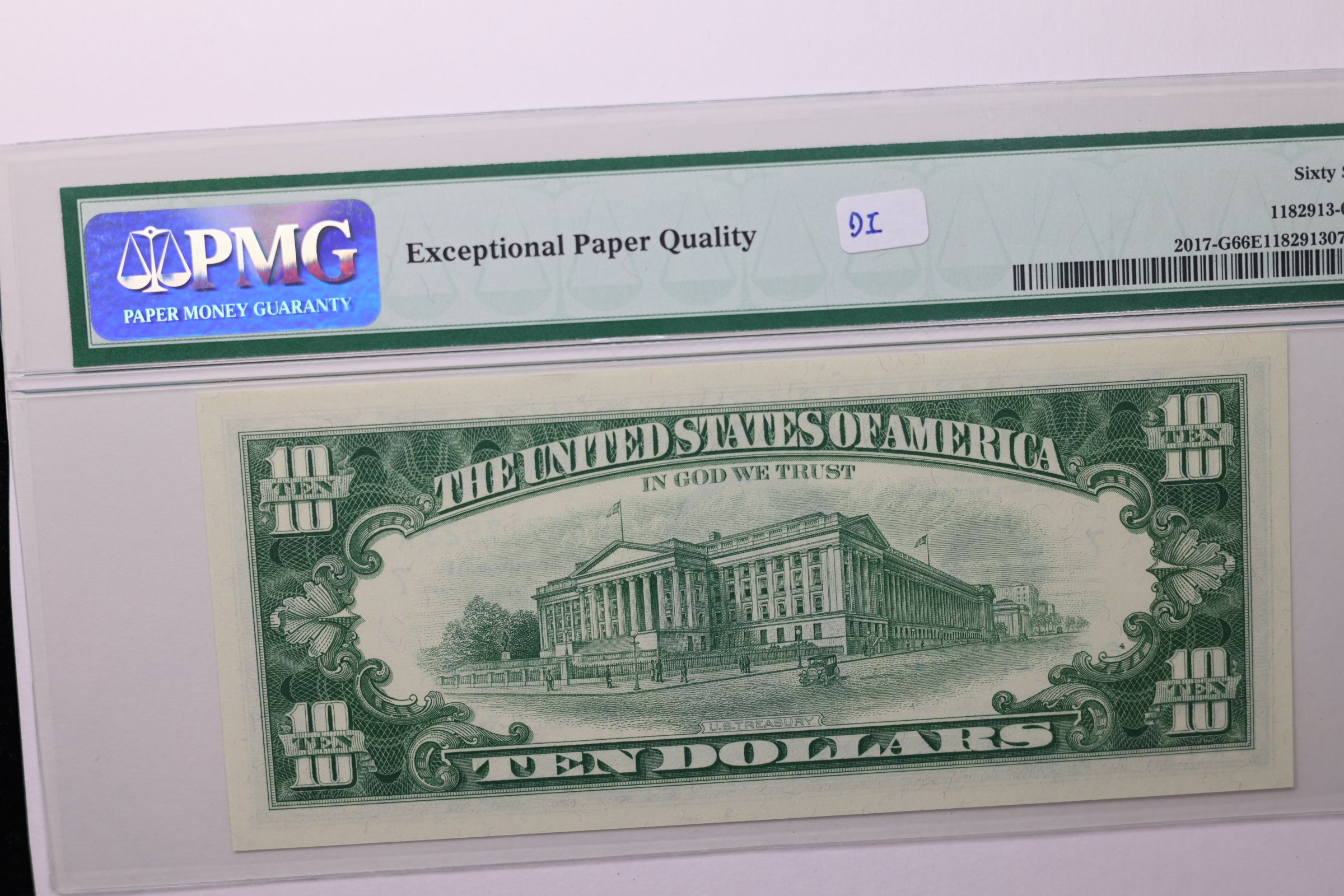 1963A $10 Federal Reserve Note, PCGS 66 EPQ, Store Sale #GFRB033