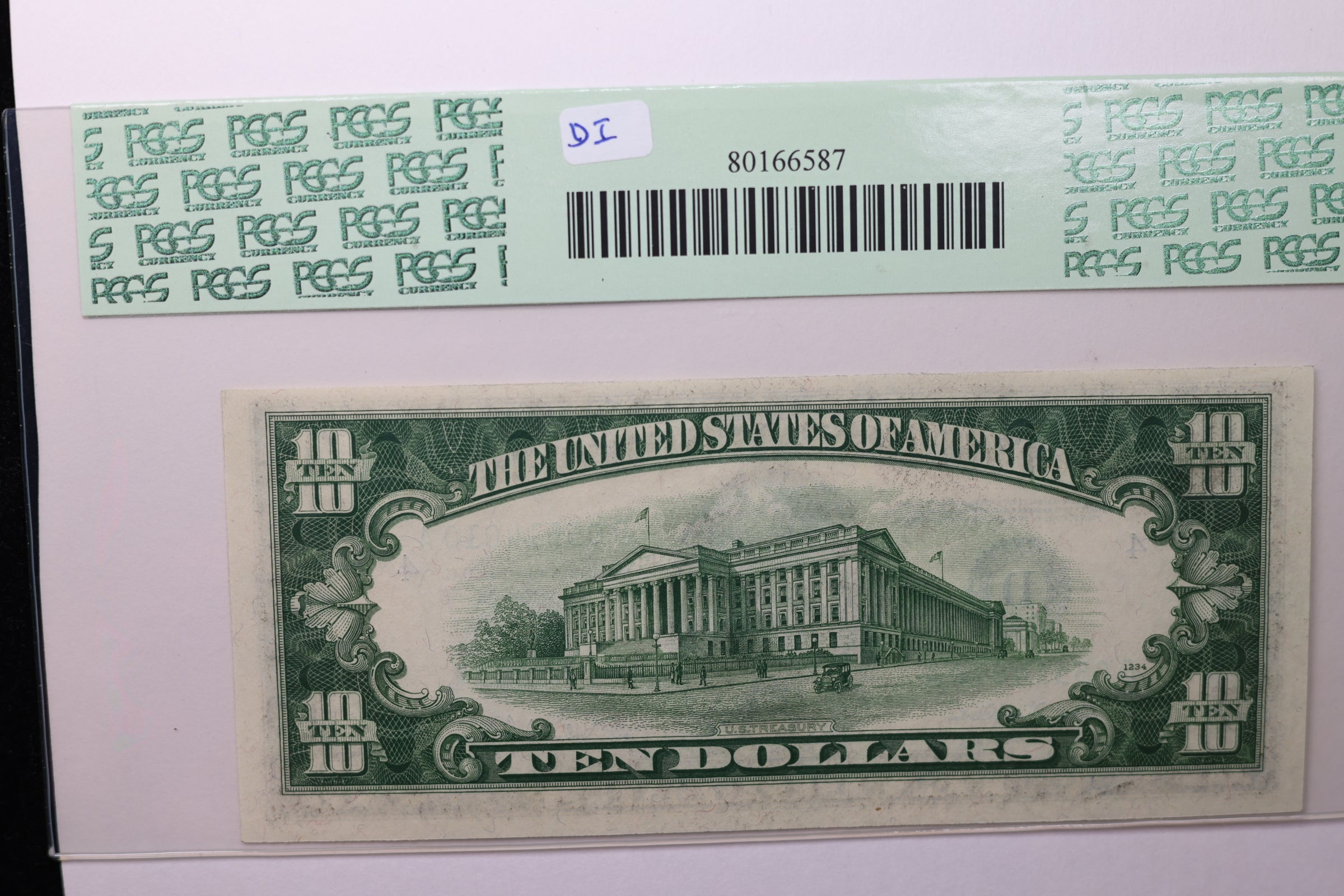 1950 $10 Federal Reserve Note, PCGS 64 PPQ, Store Sale #GFRB046