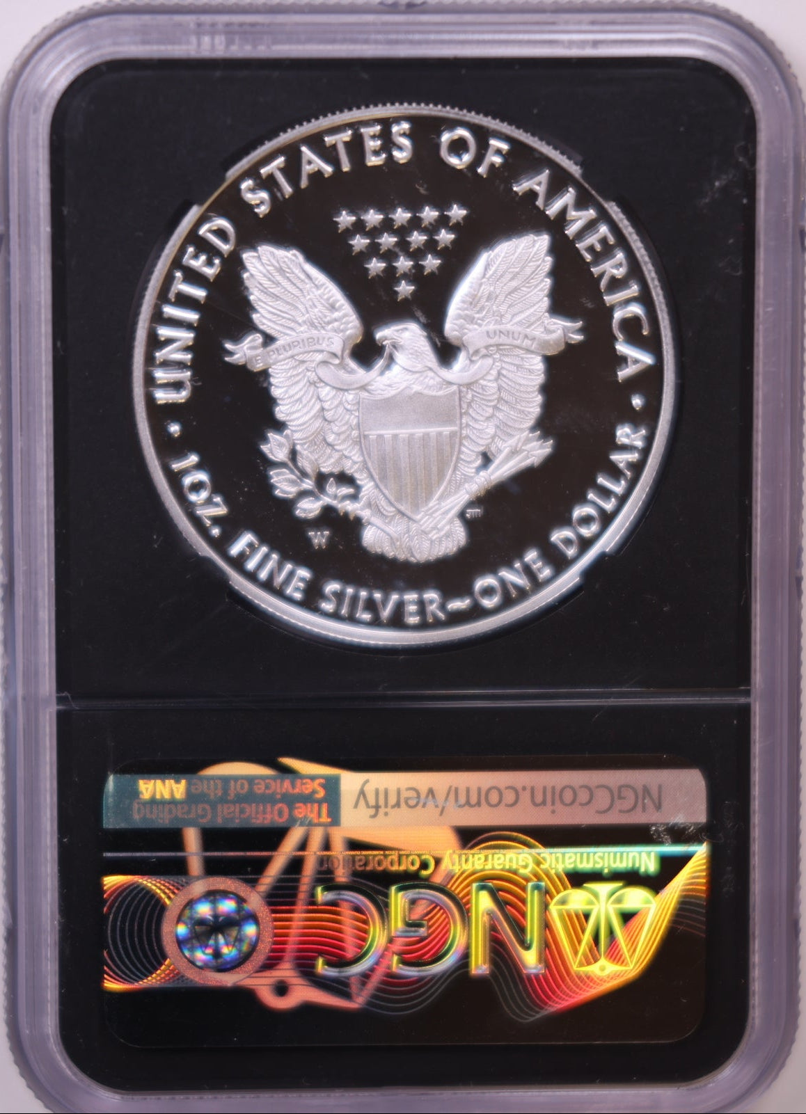 2021-W American Silver Eagle, Heraldic Eagle T-1, Ultra Cameo, NGC PF-70, Store#AE0374