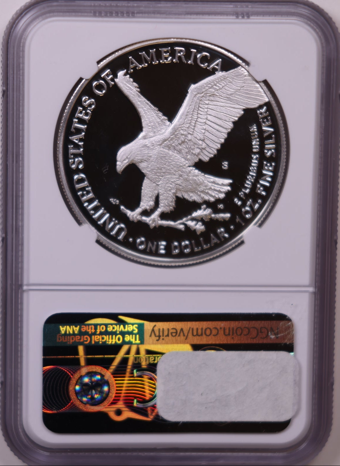 2021-S American Silver Eagle, Eagle Landing T-2, Ultra Cameo, NGC PF-70, Store#AE0376