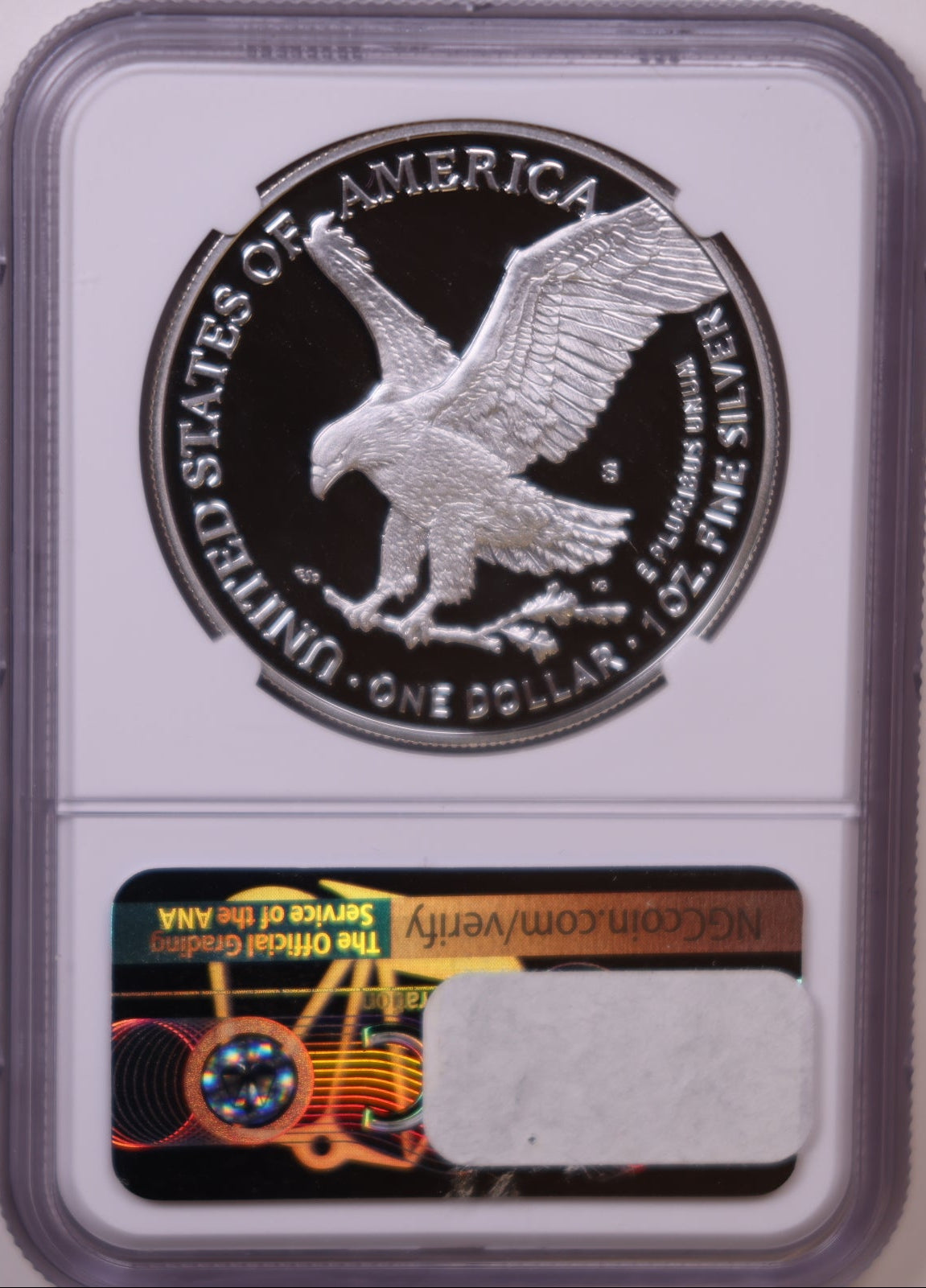2021-S American Silver Eagle, Eagle Landing T-2, Ultra Cameo, NGC PF-70, Store#AE0378