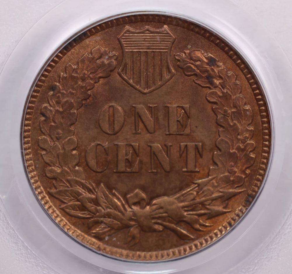1907 Indian Head Cents., PCGS Graded MS-64 R/B., Store #CT0525