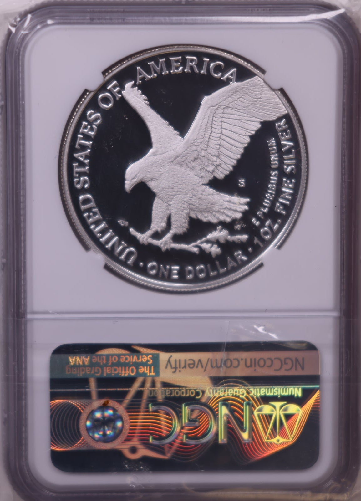 2022-S American Silver Eagle, Early Releases, Ultra Cameo, NGC-PF70, Store#AE0380