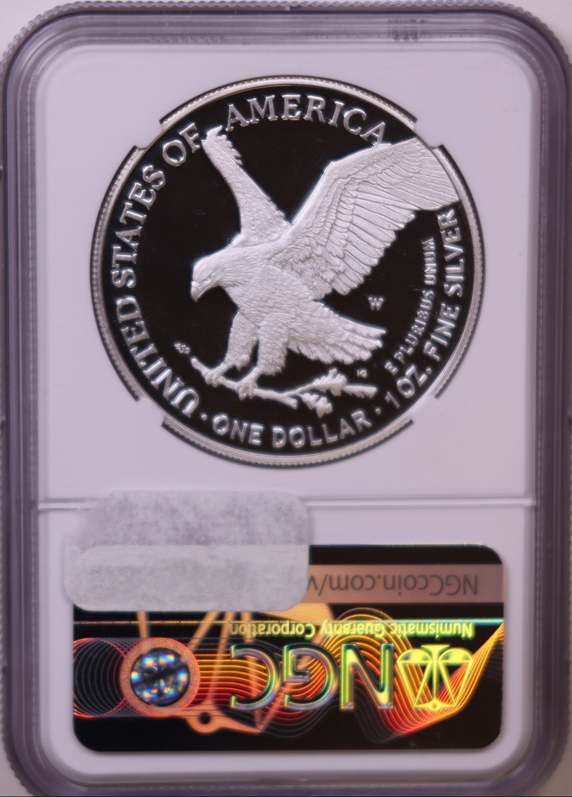 2022-W American Silver Eagle, First Releases, Ultra Cameo, NGC-PF70, Store#AE0381
