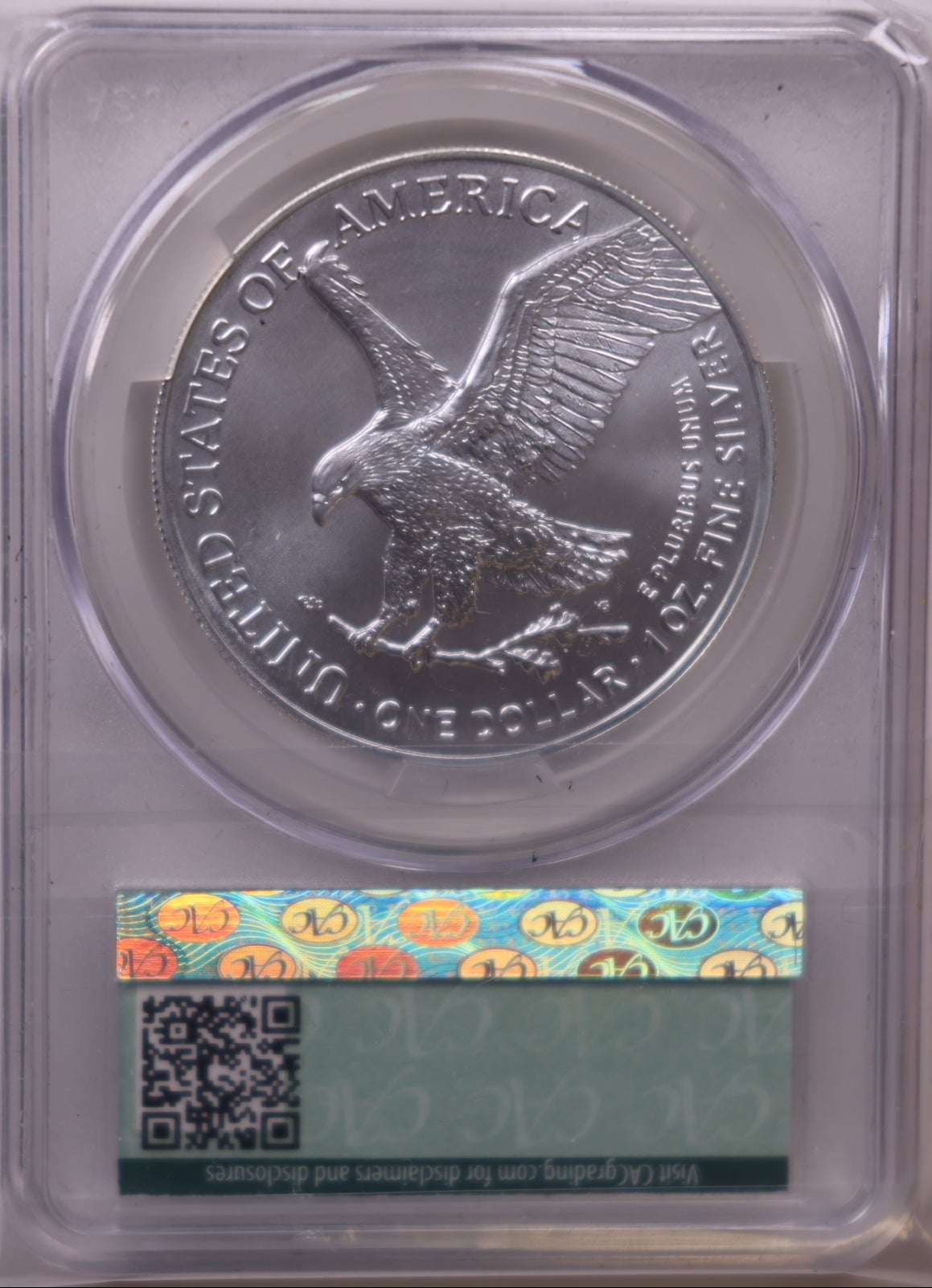 2023 American Silver Eagle, First Delivery, CAC MS-70, Store#AE0383