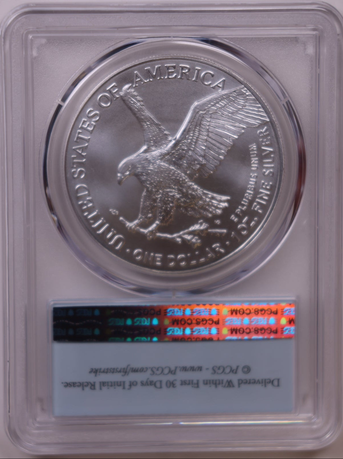 2023 American Silver Eagle, First Strike, PCGS MS-70, Store#AE0387