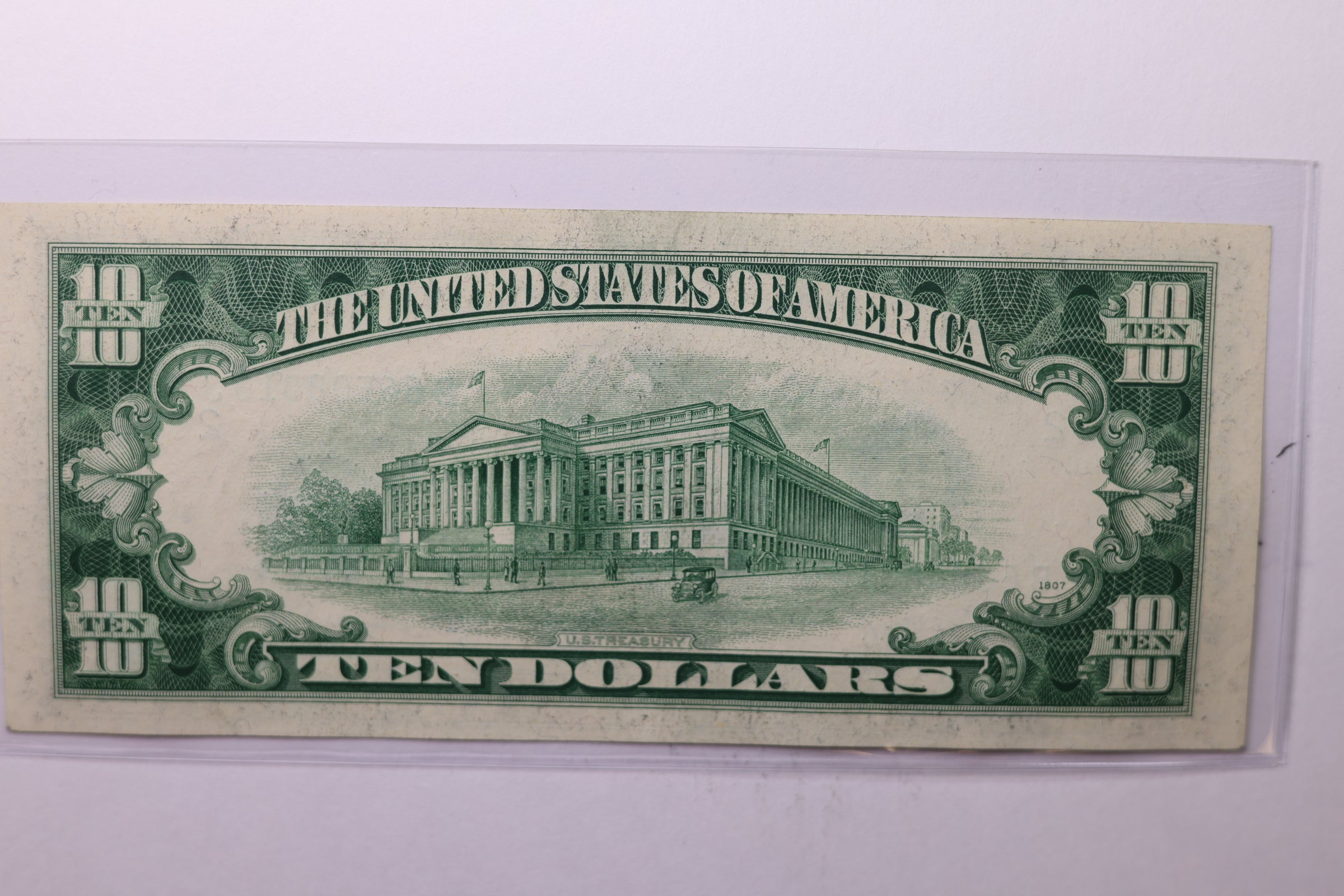 1950D $10 Federal Reserve Note. Crisp Uncirculated., Store Sale #035049