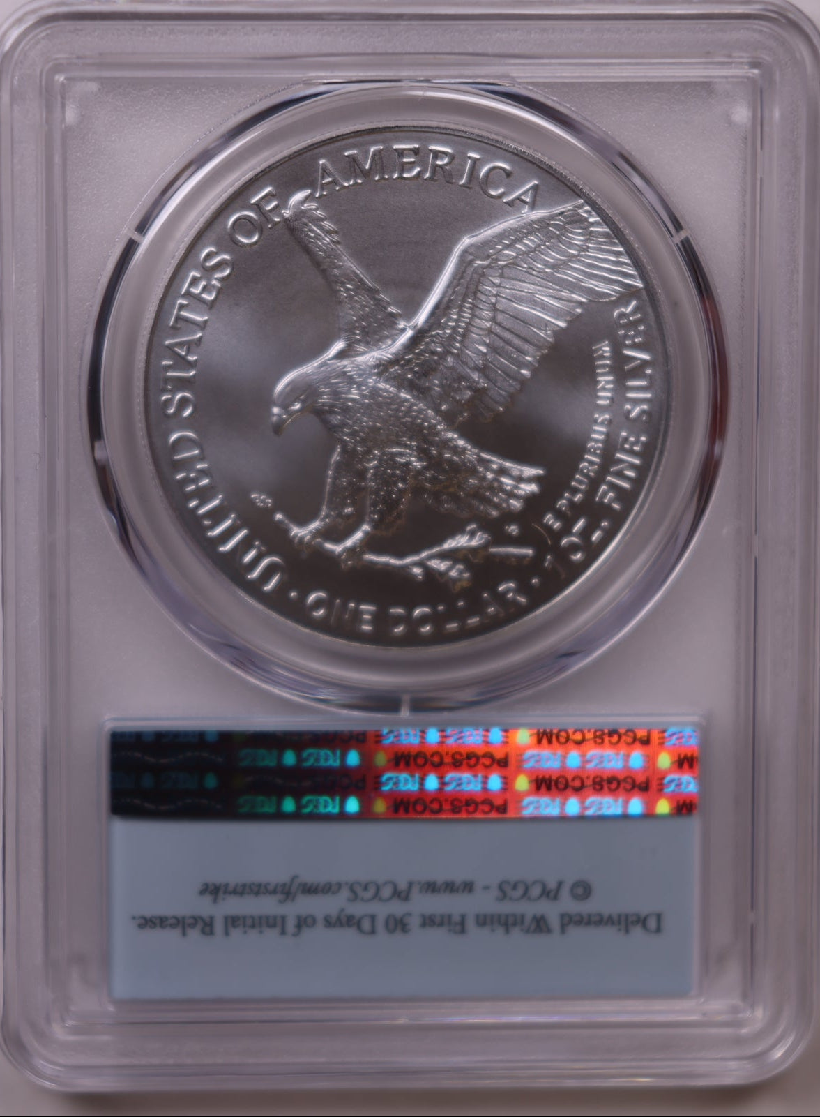 2023 American Silver Eagle, First Strike, PCGS MS-70, Store#AE0388