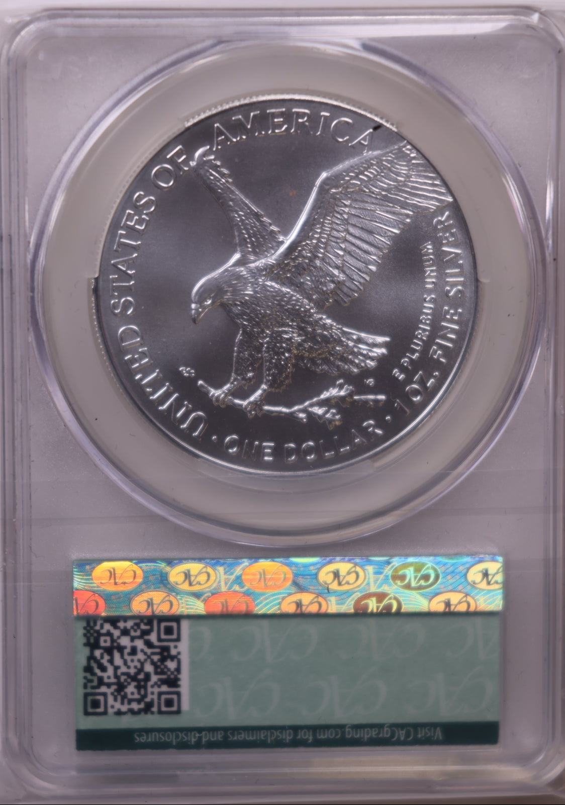 2024 American Silver Eagle, First Delivery, CAC MS-70, Store#AE0390