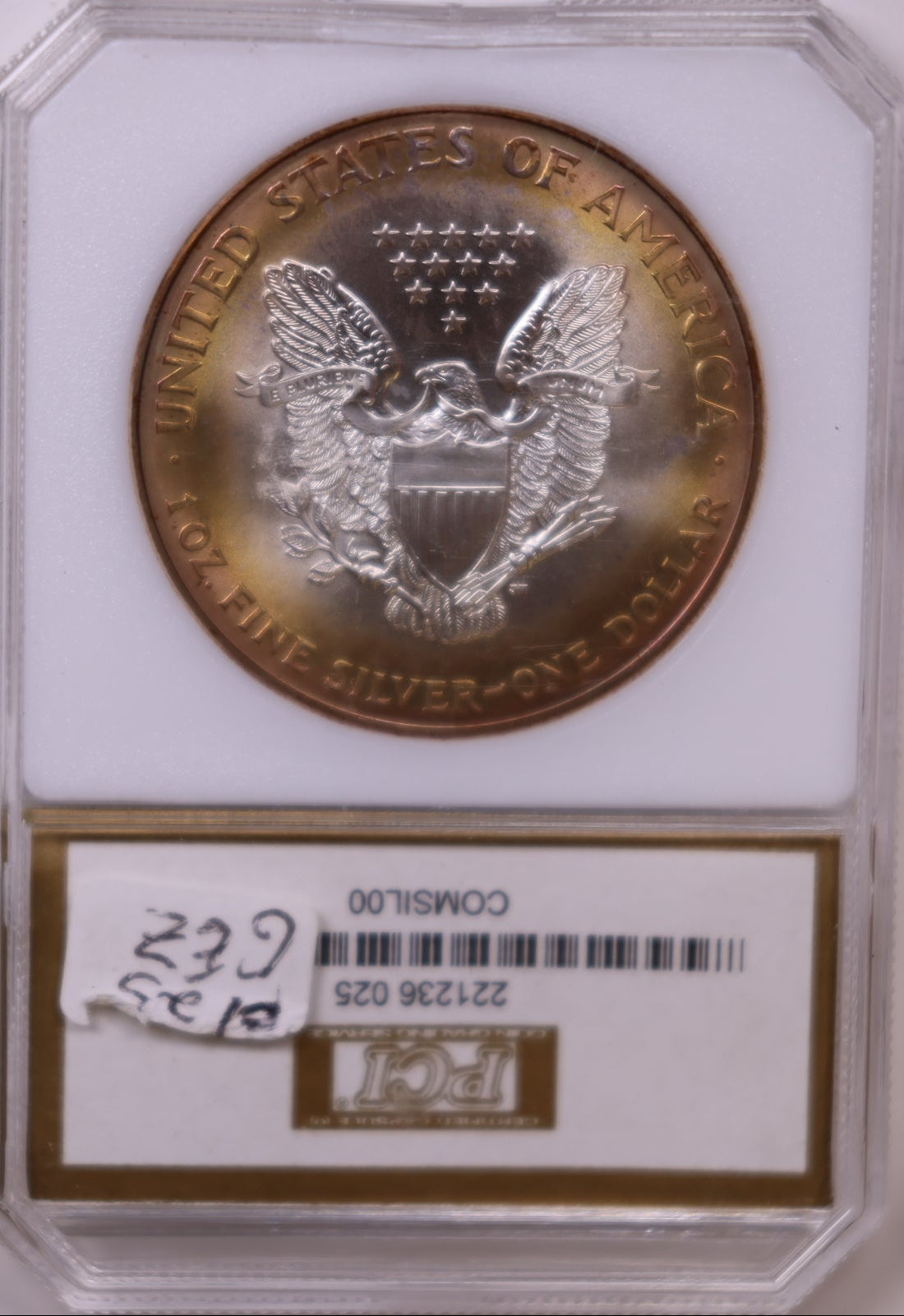 2000 American Silver Eagle, MS-70, Store#AE0393