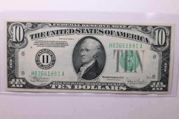 1950 $10 Federal Reserve Note. Crisp Uncirculated., Store Sale #035055