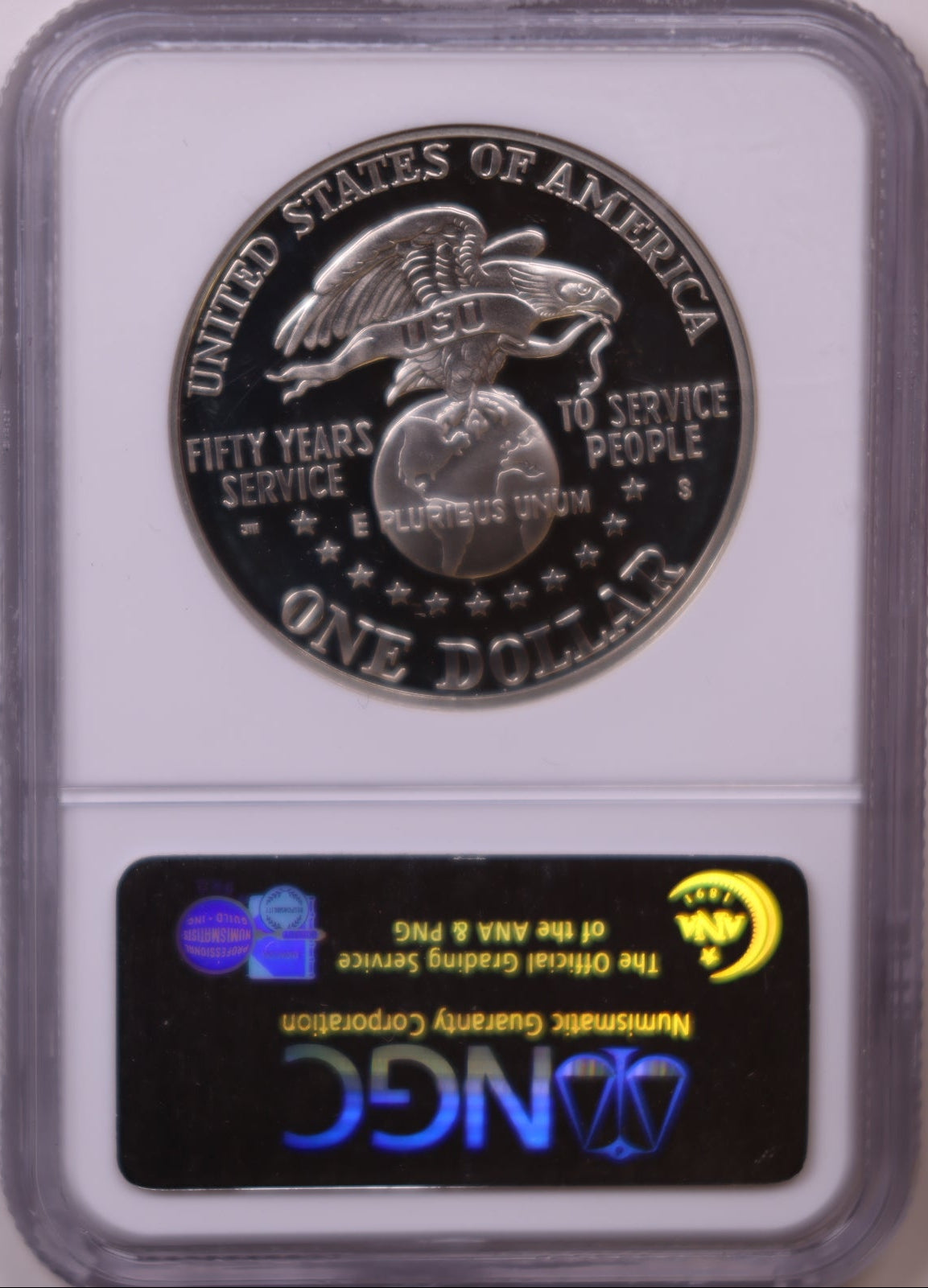 1991-S $1 United Service Organization (USO), NGC PF-69 Ultra Cameo, Store #GMC355