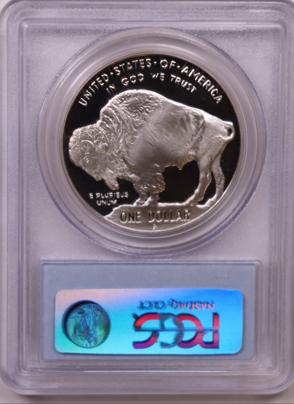 2001-P Buffalo Silver Dollar, PCGS PR-69 Cameo, Store #GMC358