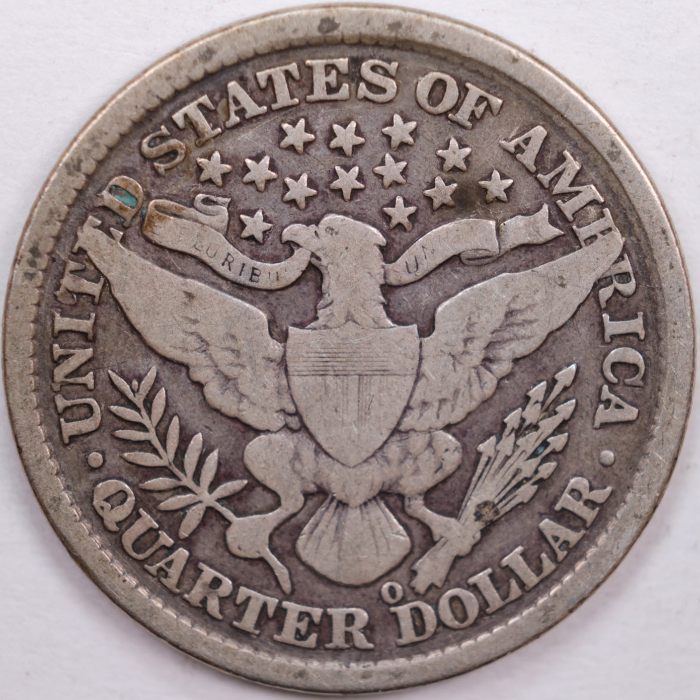 1893-O Barber Silver Quarter, Very Good+ Circulated Coin, Store #QR0330