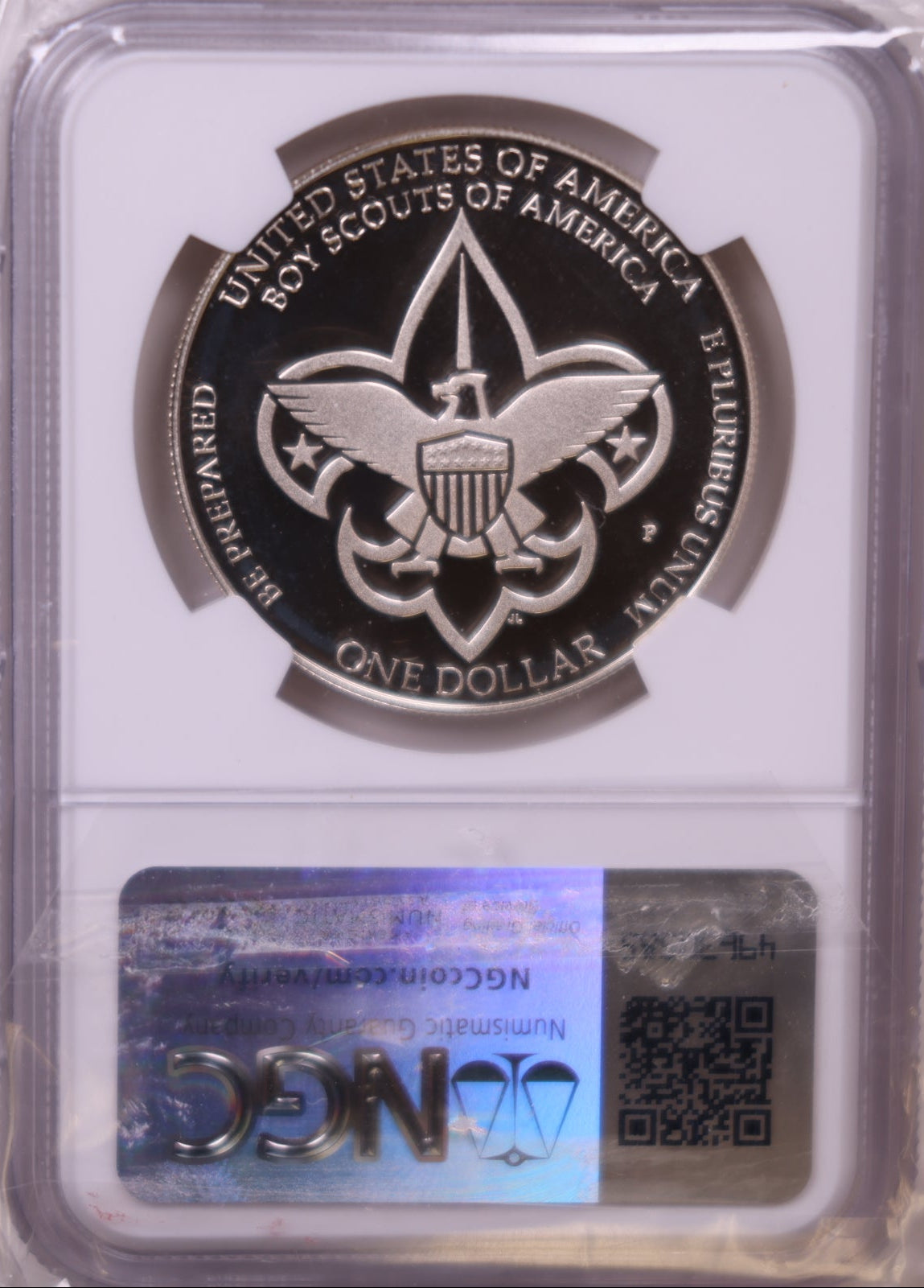 2010-P Boy Scouts Centennial Silver Dollar, NGC PF-69 Ultra Cameo, Store #GMC363