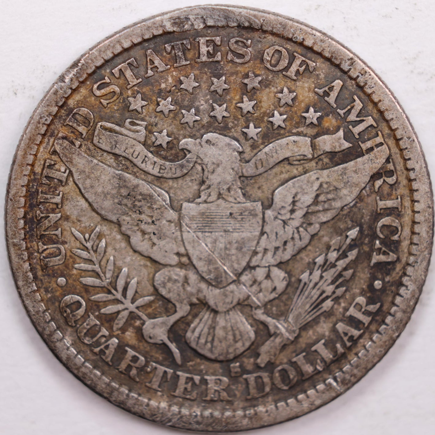 1893-S Barber Silver Quarter, Fine Circulated Coin, Store #QR0339
