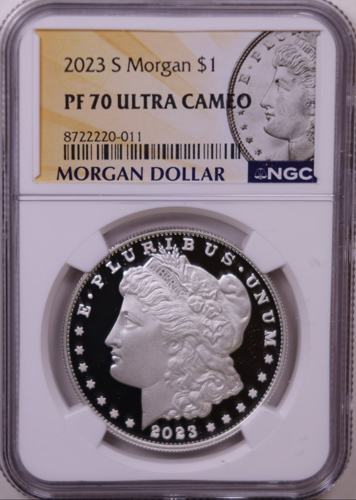 2023-S Morgan Dollar, NGC PF-70 Ultra Cameo, Store #GMC373