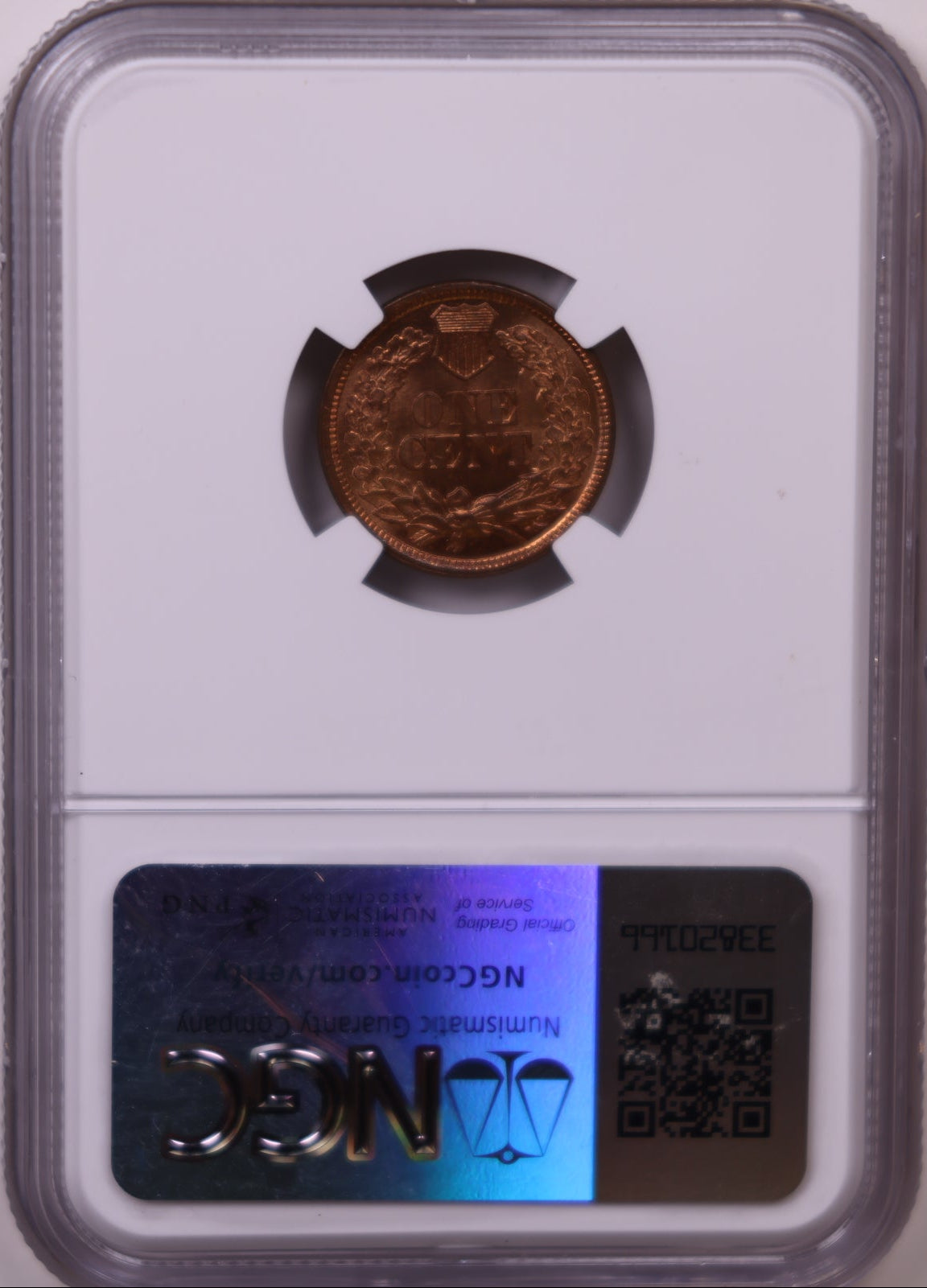 1864 Bronze Indian Head Cent, NGC MS64+ RB, Mint State Uncirculated Coin, Store #CT1194