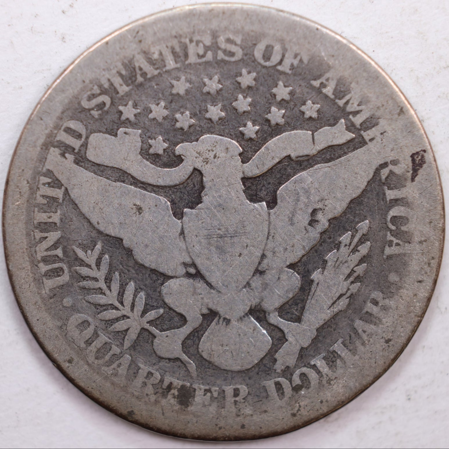 1899 Barber Quarter, Abt Good Circulated Coin, Store #QR0378