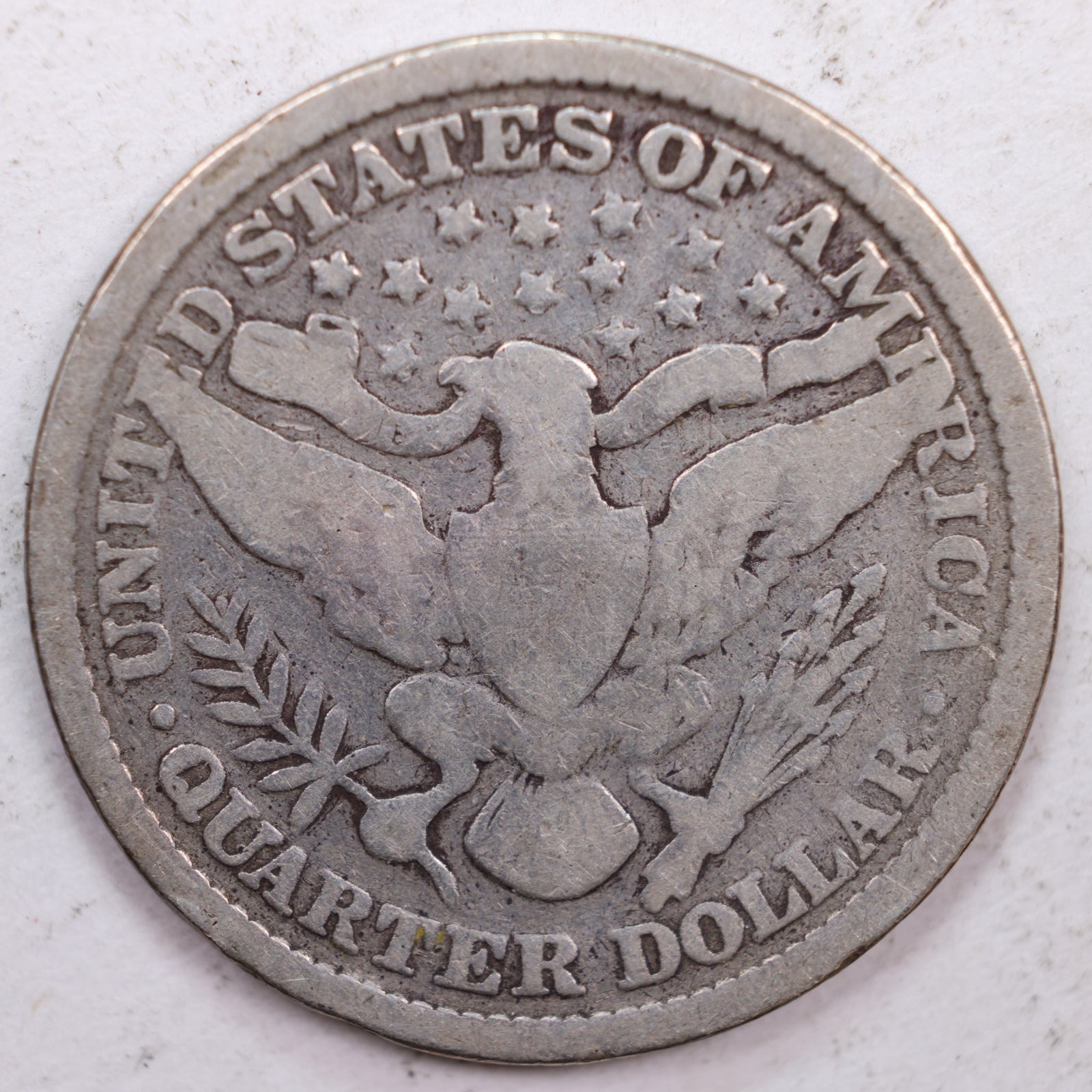 1899 Barber Silver Quarter, Very Good Circulated Coin, Store #QR0386