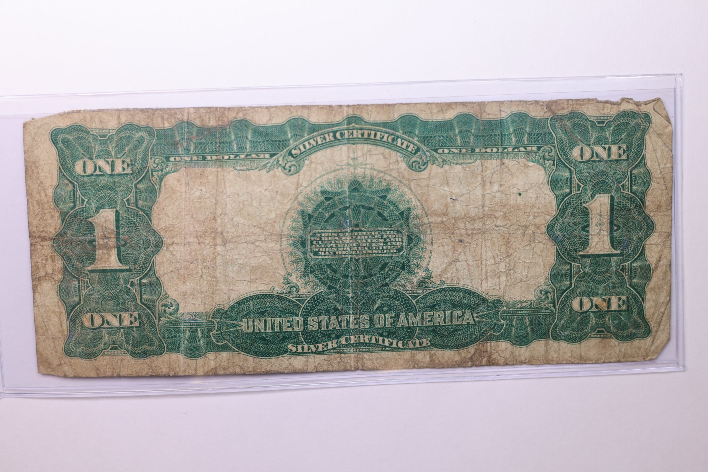 1899 $1 Silver Certificate., Black Eagle, Affordable Circulated Currency., STORE SALE #035147