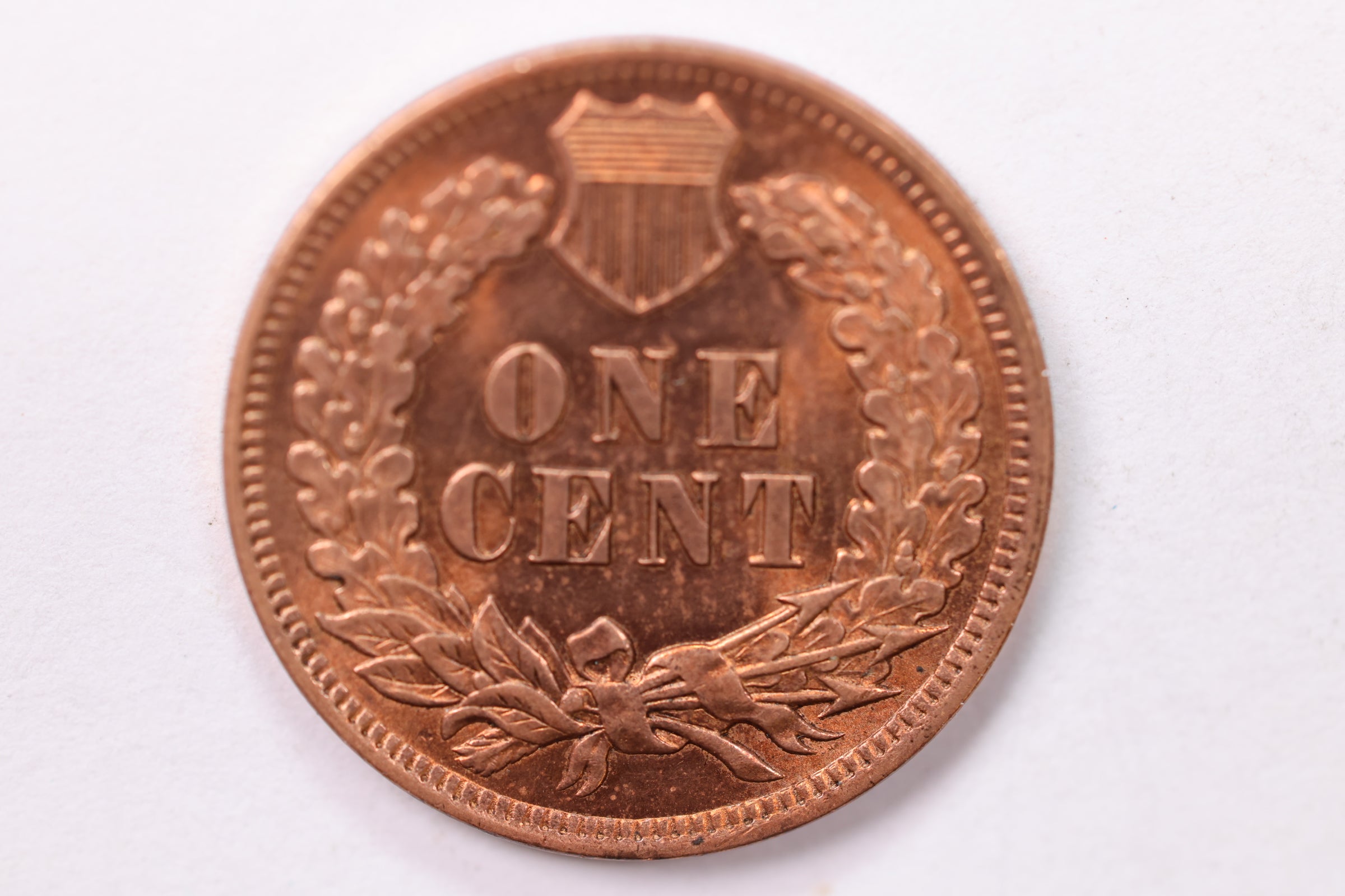 1904 Indian Head Cent., Red Mint State., Uncirculated Coin., STORE #1875