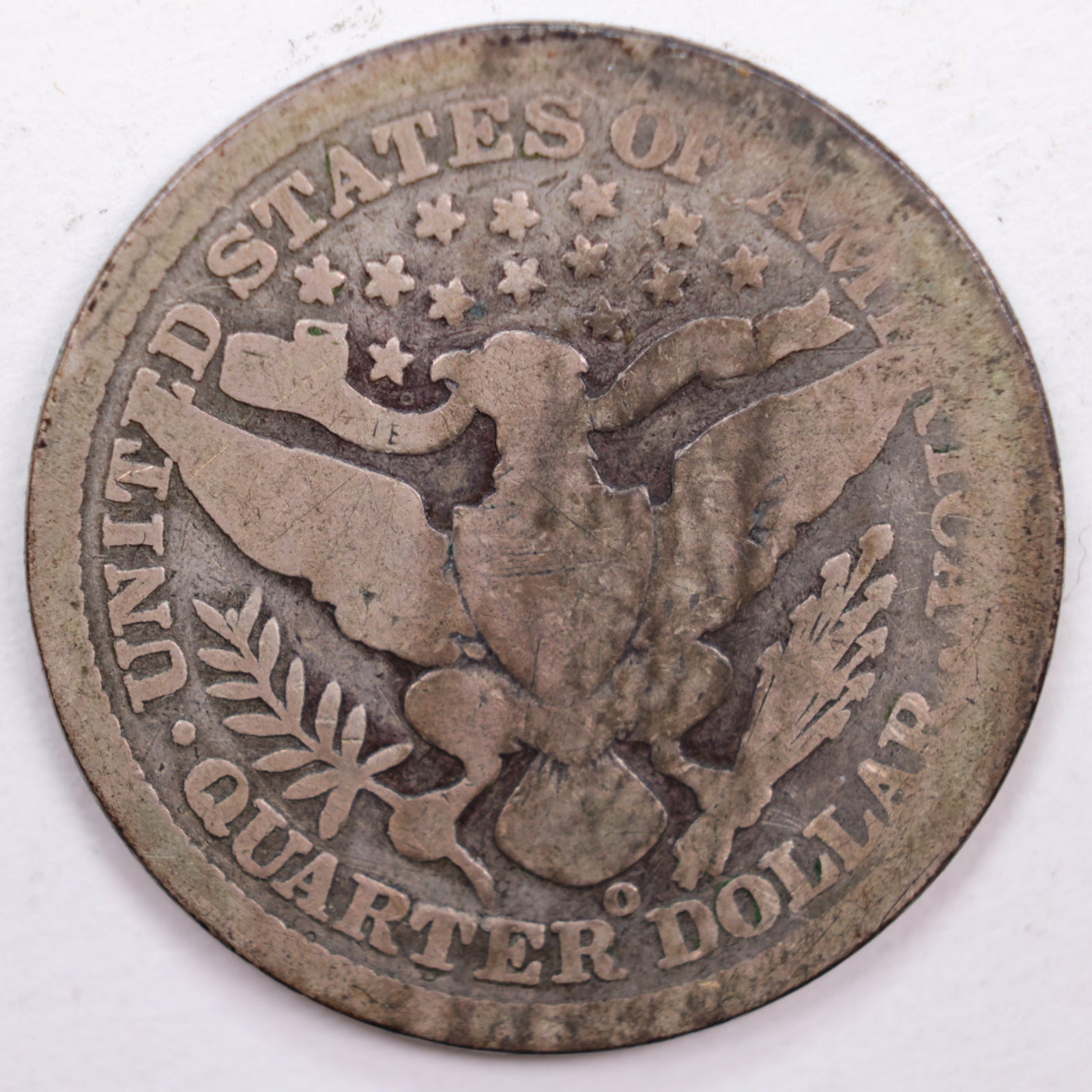 1899-O Barber Silver Quarter, Very Good Circulated Coin, Store #QR0398