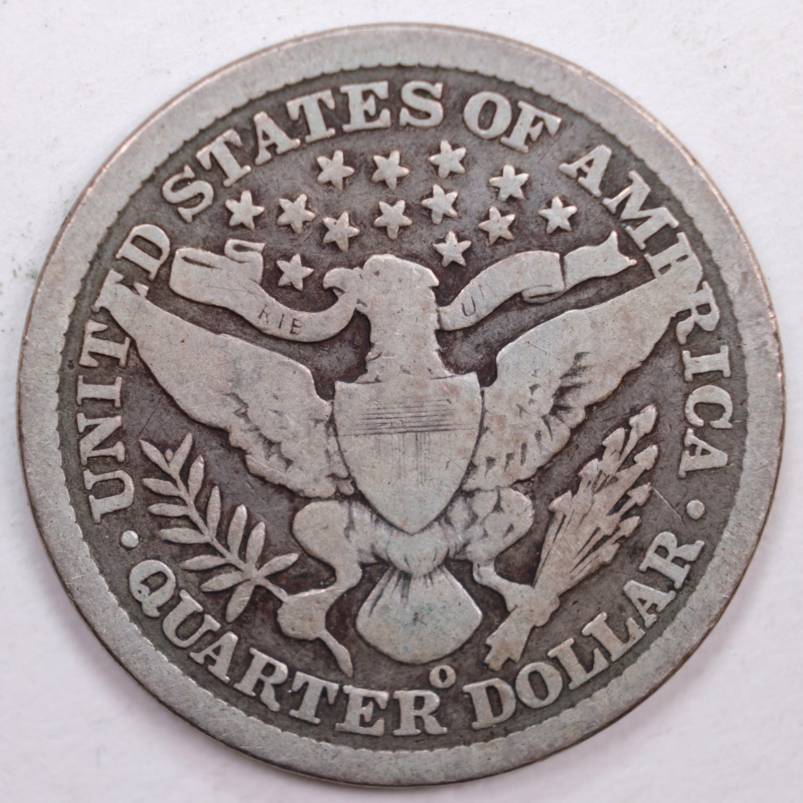 1899-O Barber Silver Quarter, Very Good Circulated Coin, Store #QR0402