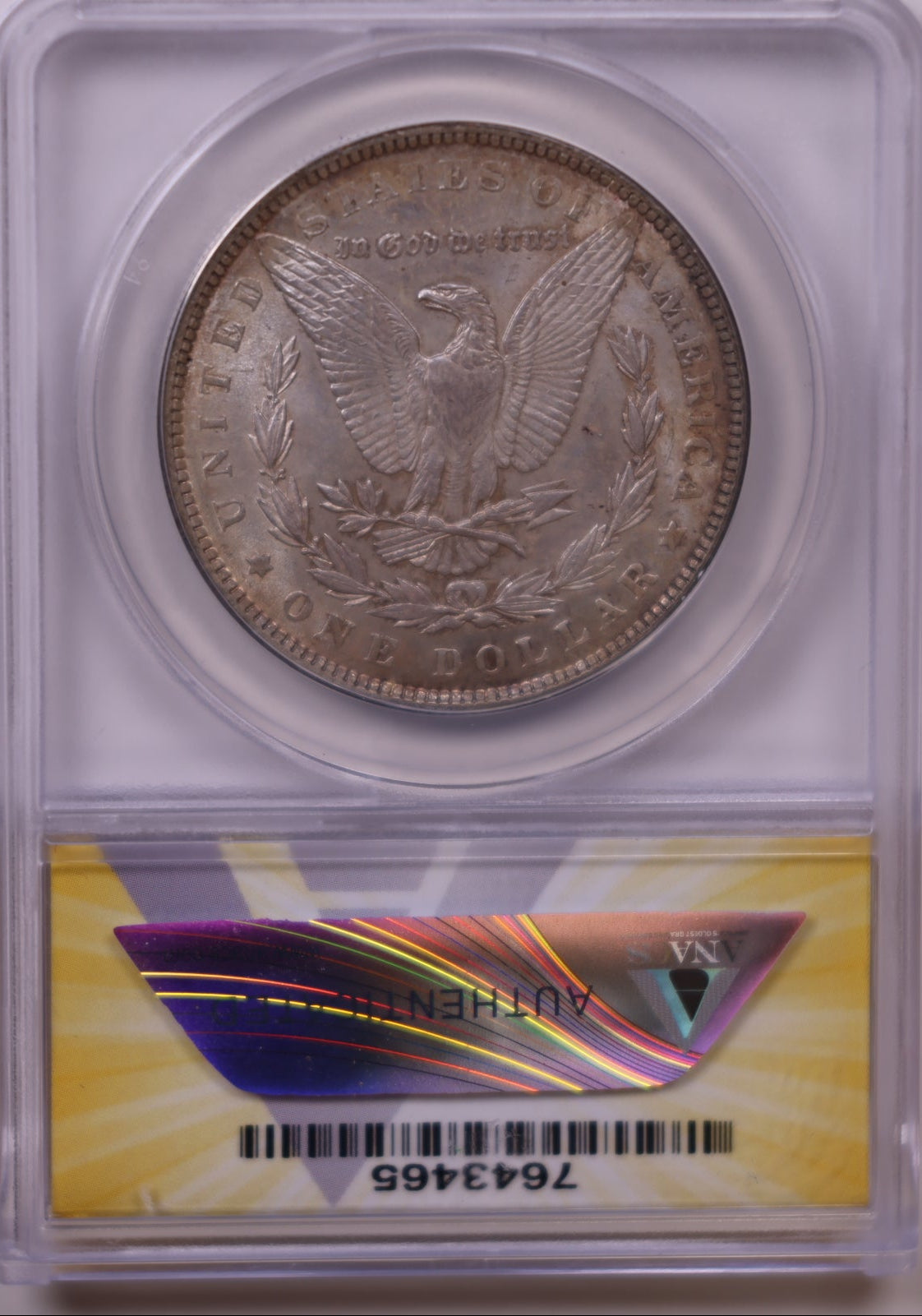 1890 Morgan Dollar, ANACS MS-62, Mint Uncirculated Coin, Store #DR0976