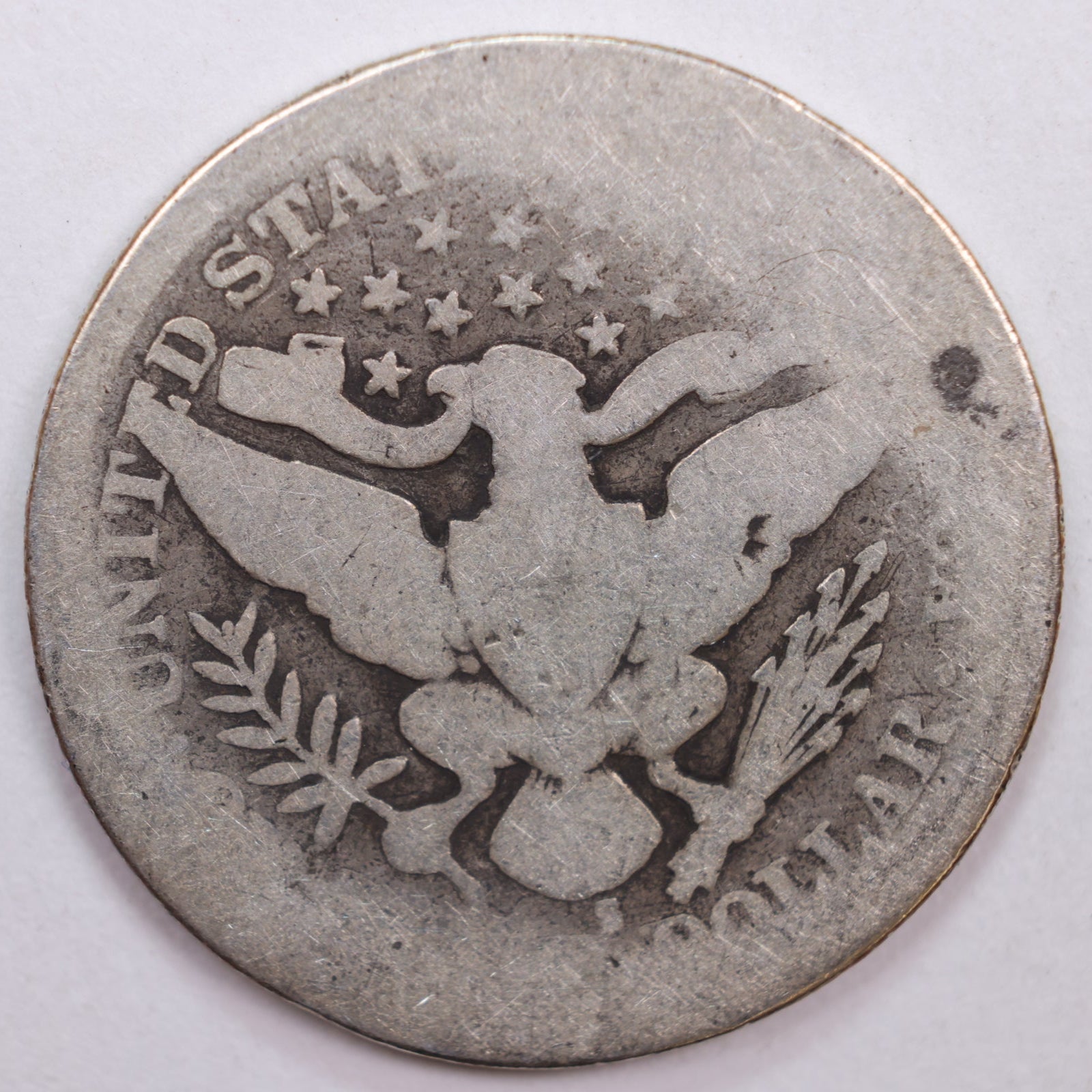 1899-S Barber Silver Quarter, Fair Circulated Coin, Store #QR0410
