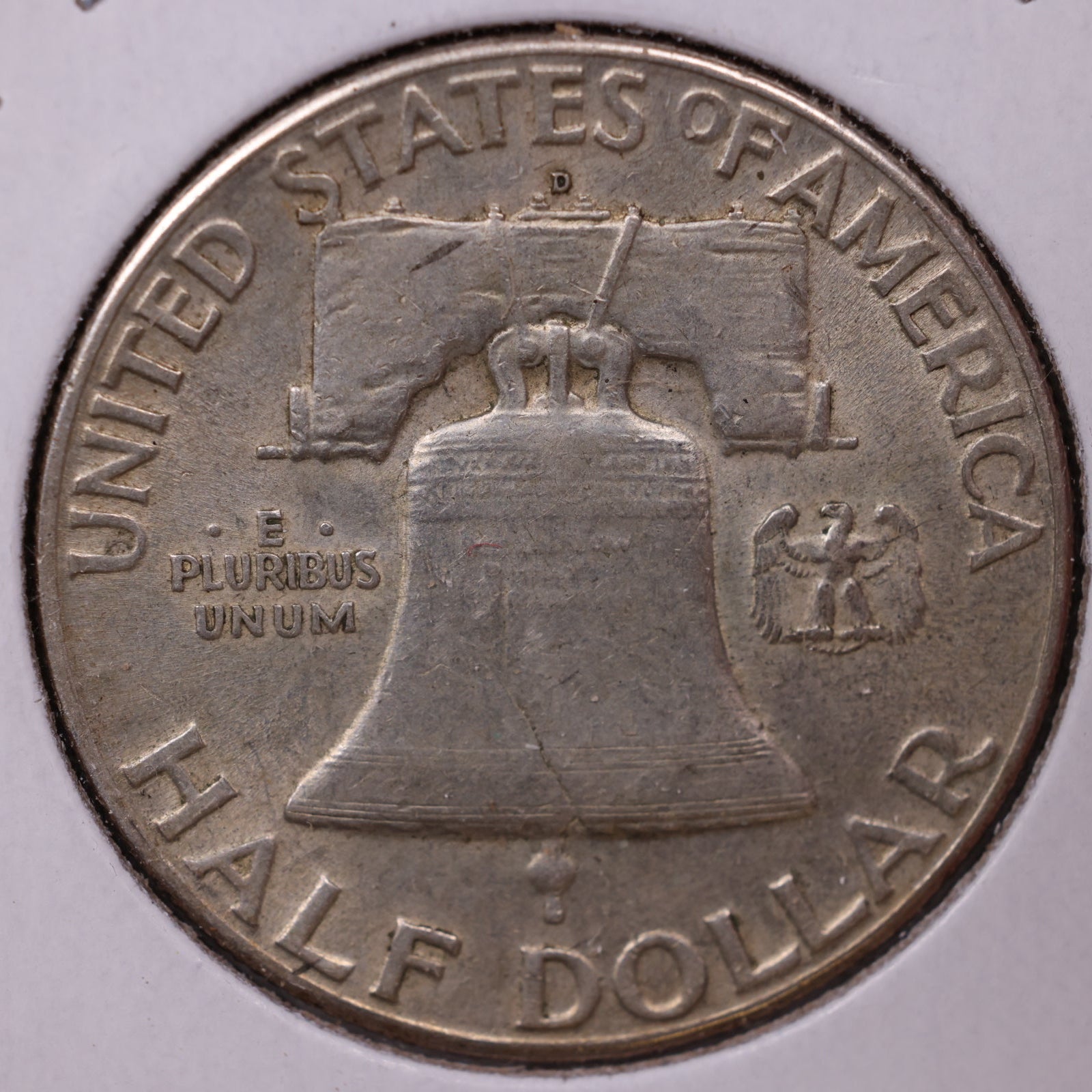 1948-D Ben Franklin Half Dollar, Very Fine+ Good Circulated Coin. Store #HR1464