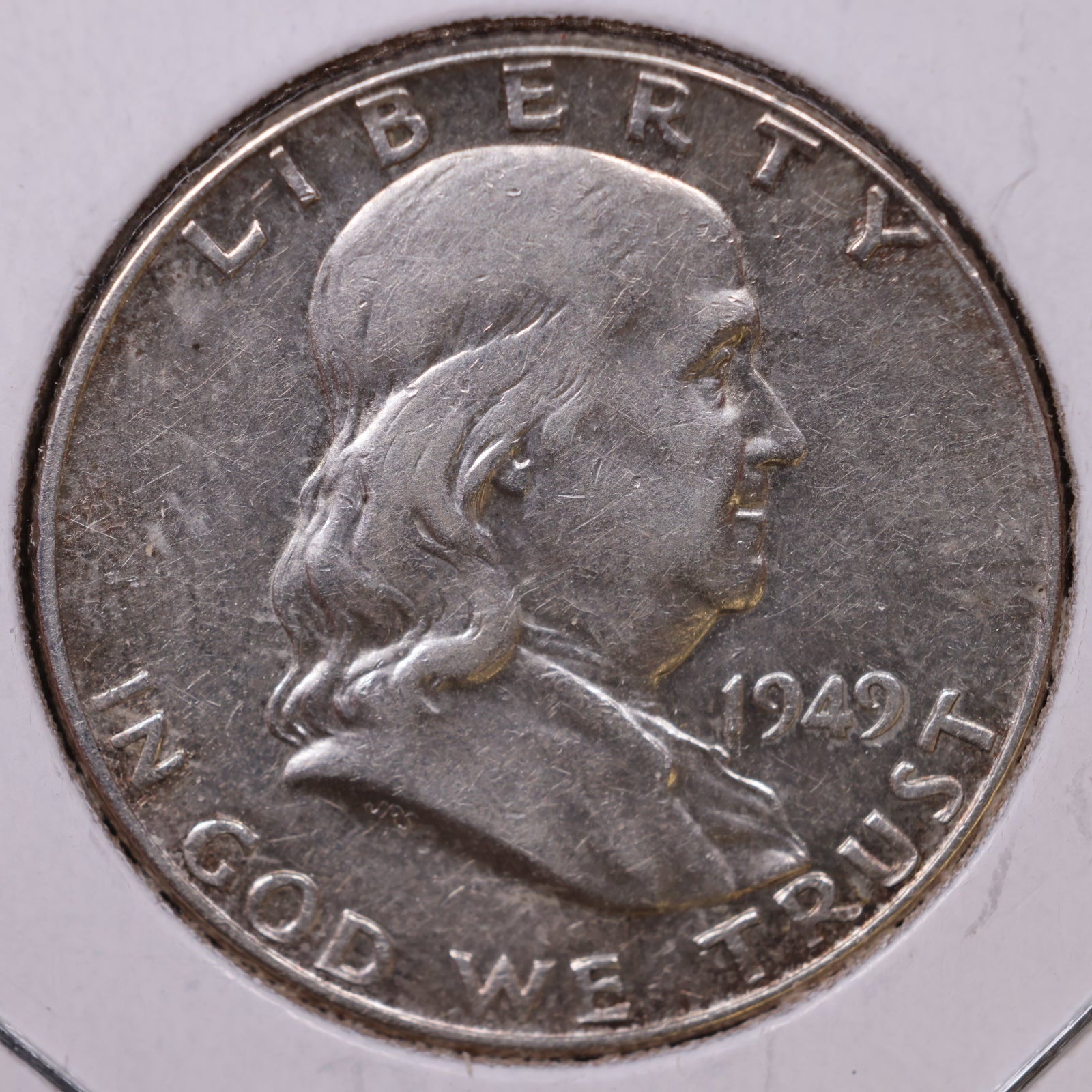 1949 Ben Franklin Half Dollar, Mint State Uncirculated Coin, Store #HR1483