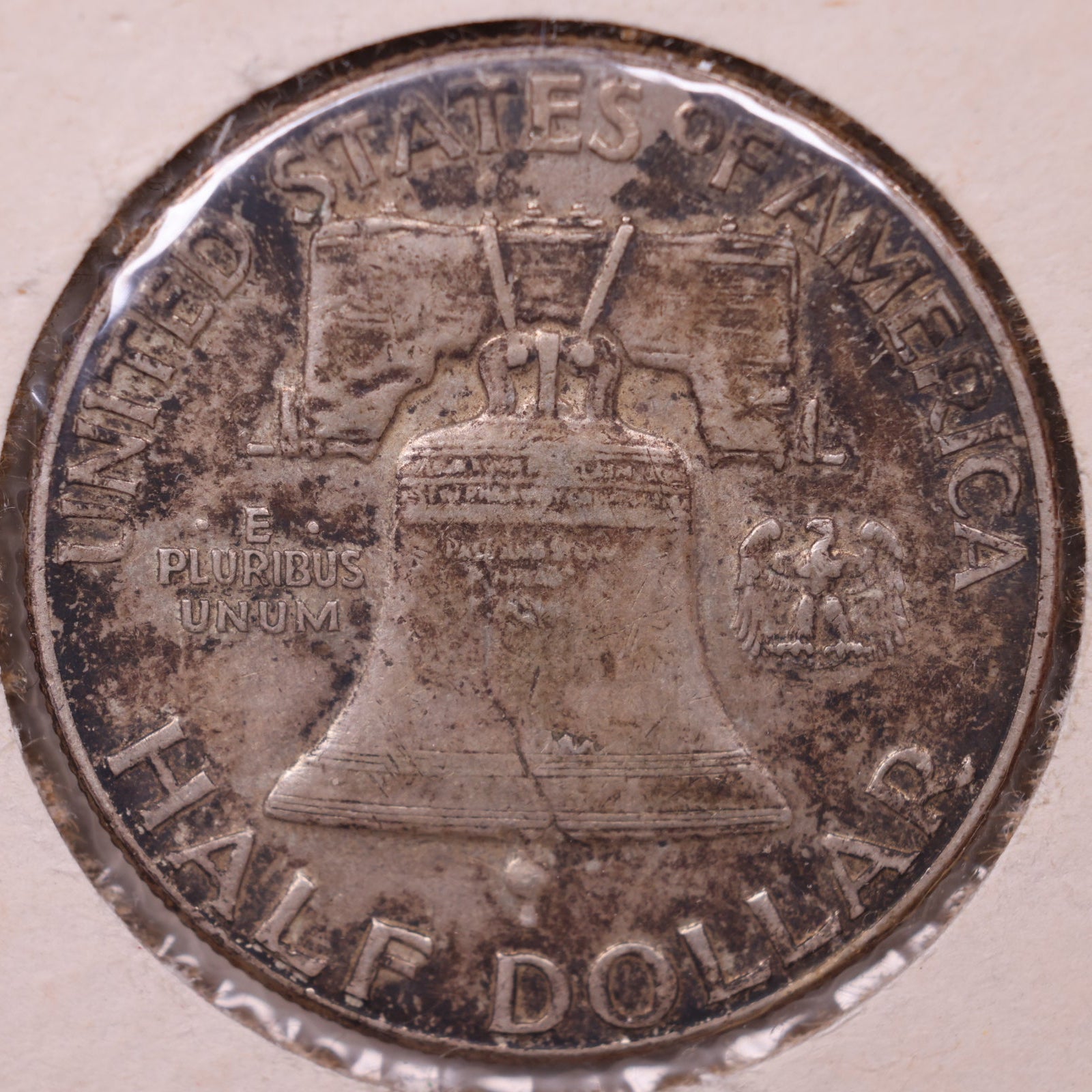 1949 Ben Franklin Half Dollar, About Uncirculated Coin, Store #HR1493