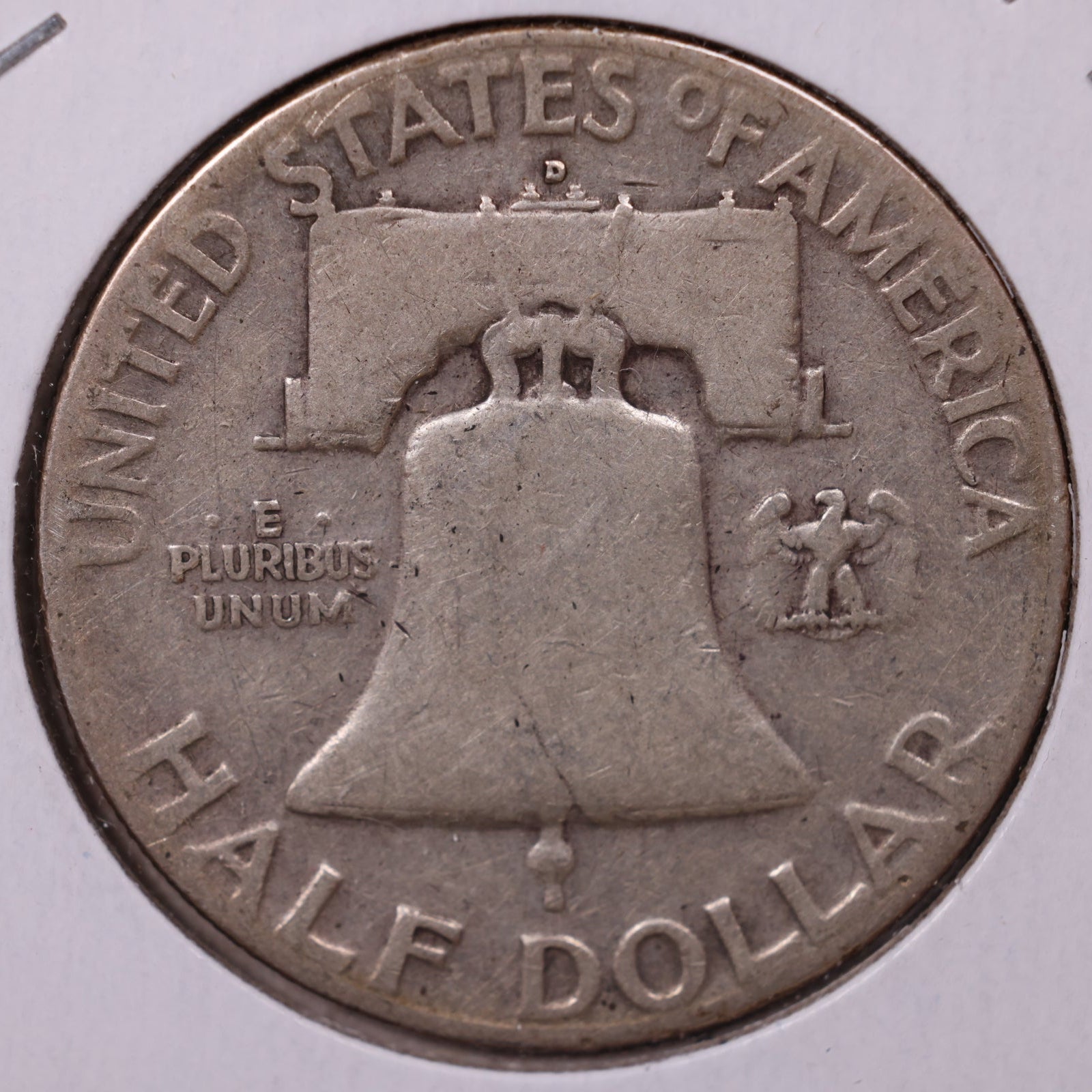 1949-D Ben Franklin Half Dollar, Very Good Circulated Coin, Store #HR1502