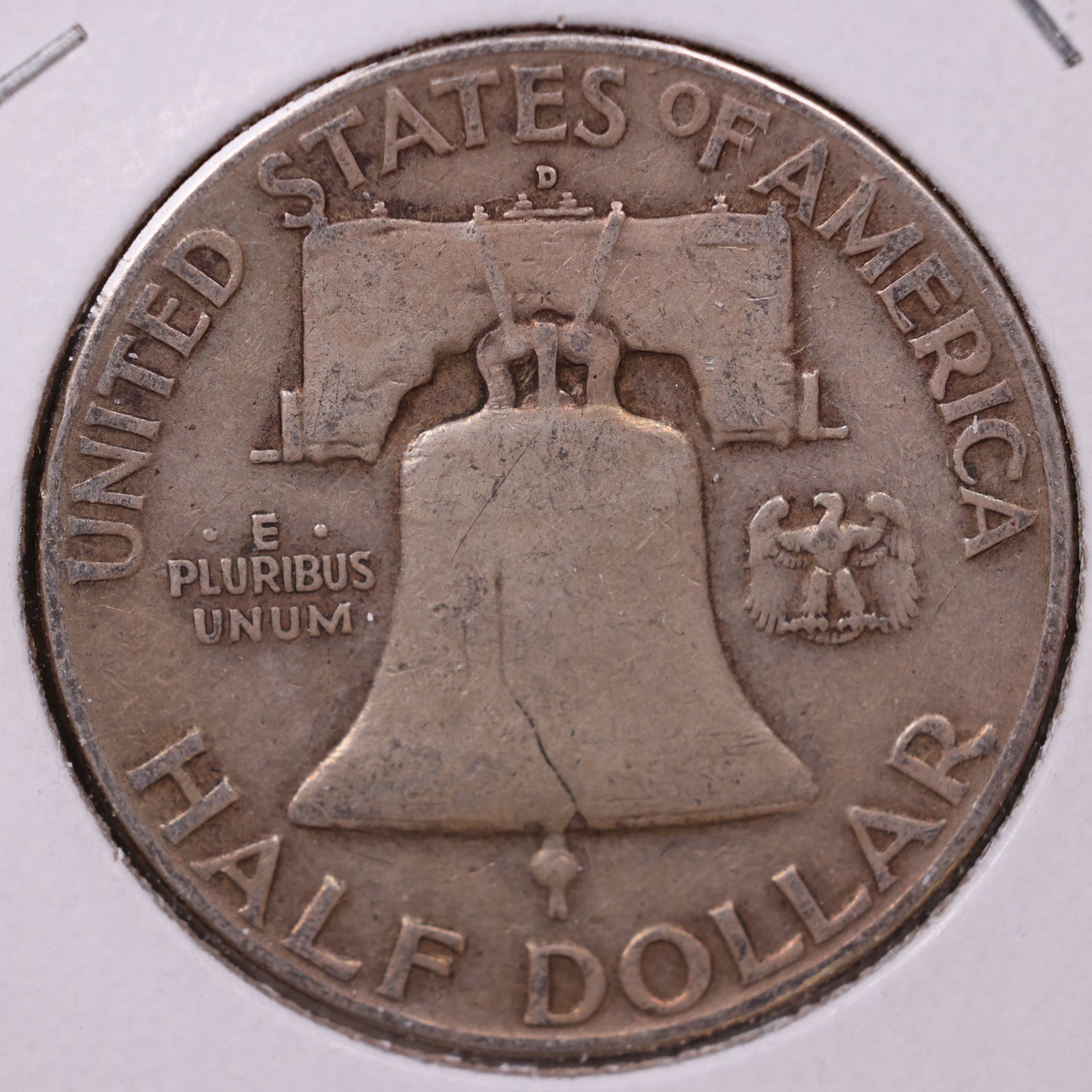 1949-D Ben Franklin Half Dollar, Good Circulated Coin, Store #HR1504