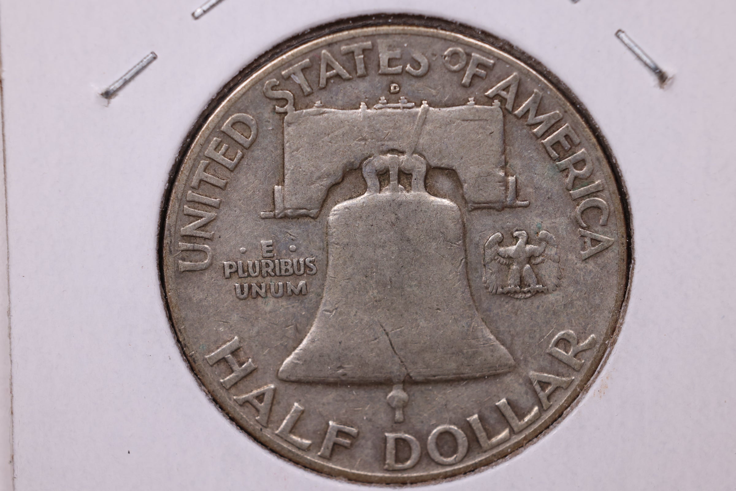 1949-D Ben Franklin Half Dollar, Good Circulated Coin, Store #HR1506