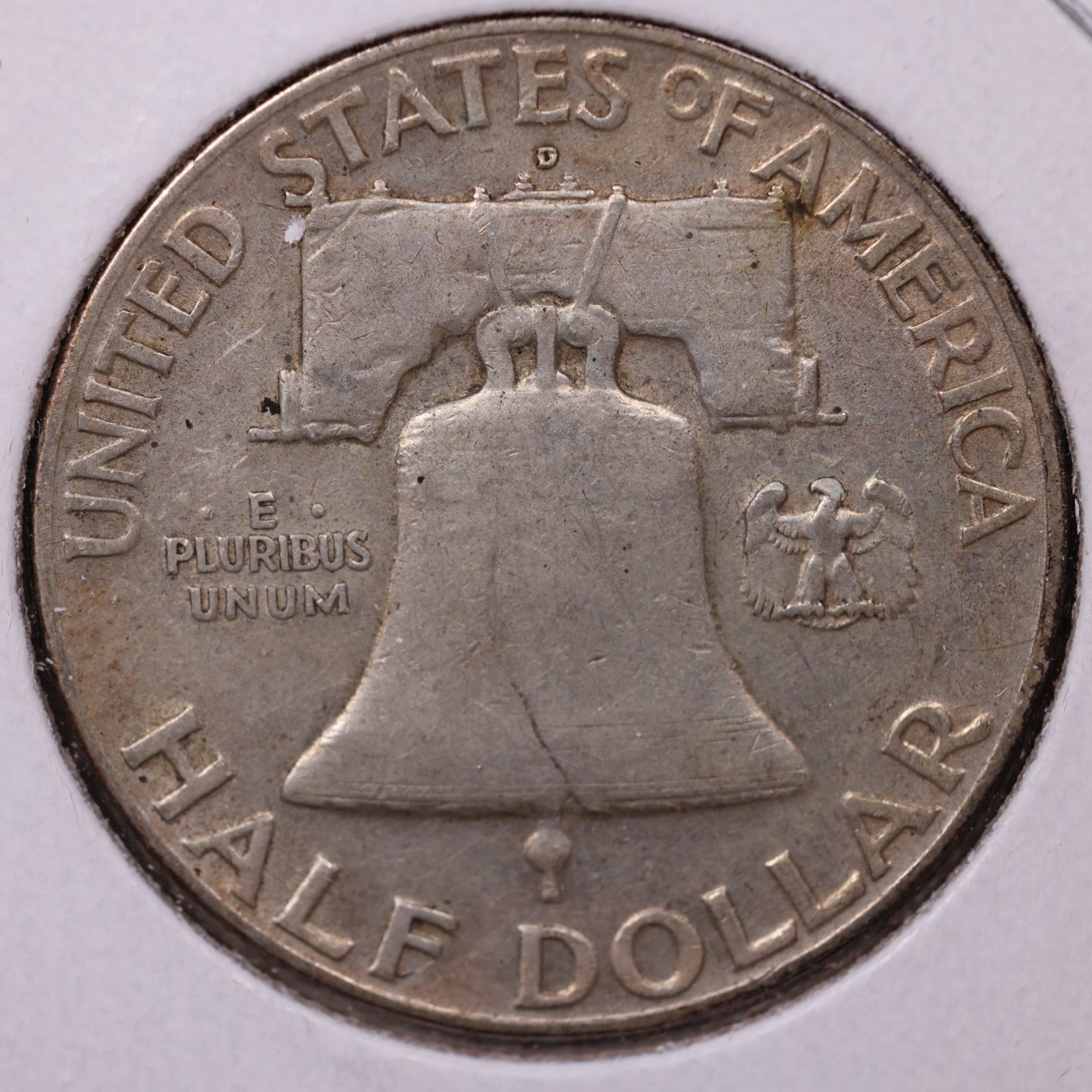 1949-D Ben Franklin Half Dollar, Very Good Circulated Coin, Store #HR1508