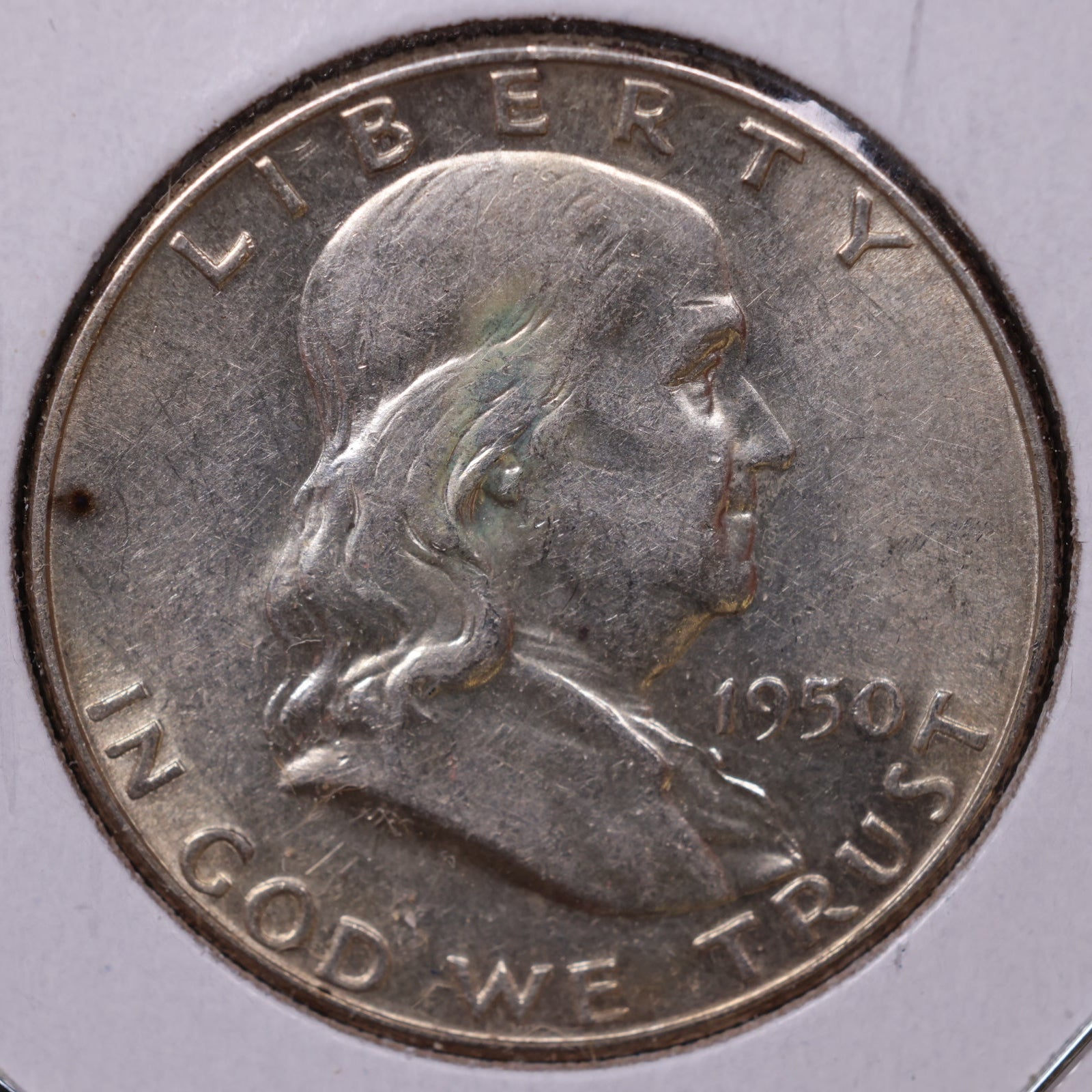 1950 Franklin Half Dollar, Extra Fine Circulated Coin, Store #HR1515