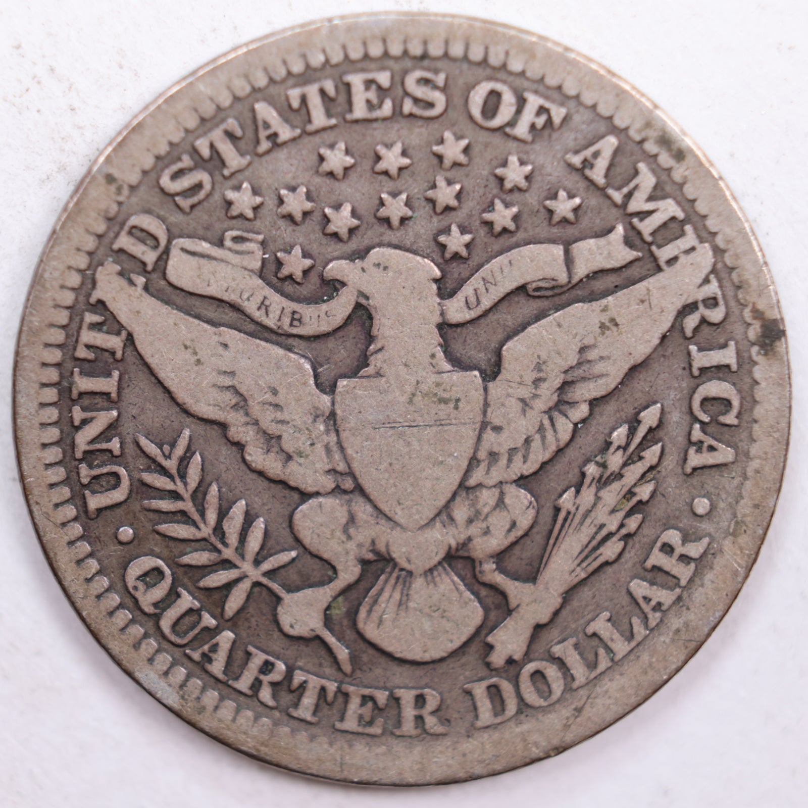 1905 Barber Silver Quarter, Very Good Circulated Coin, Store #QR0459
