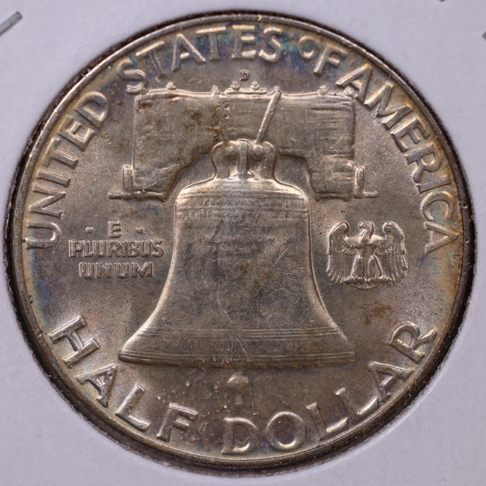 1952-D Ben Franklin Half Dollar, Mint State Uncirculated Coin, Store #HR1551